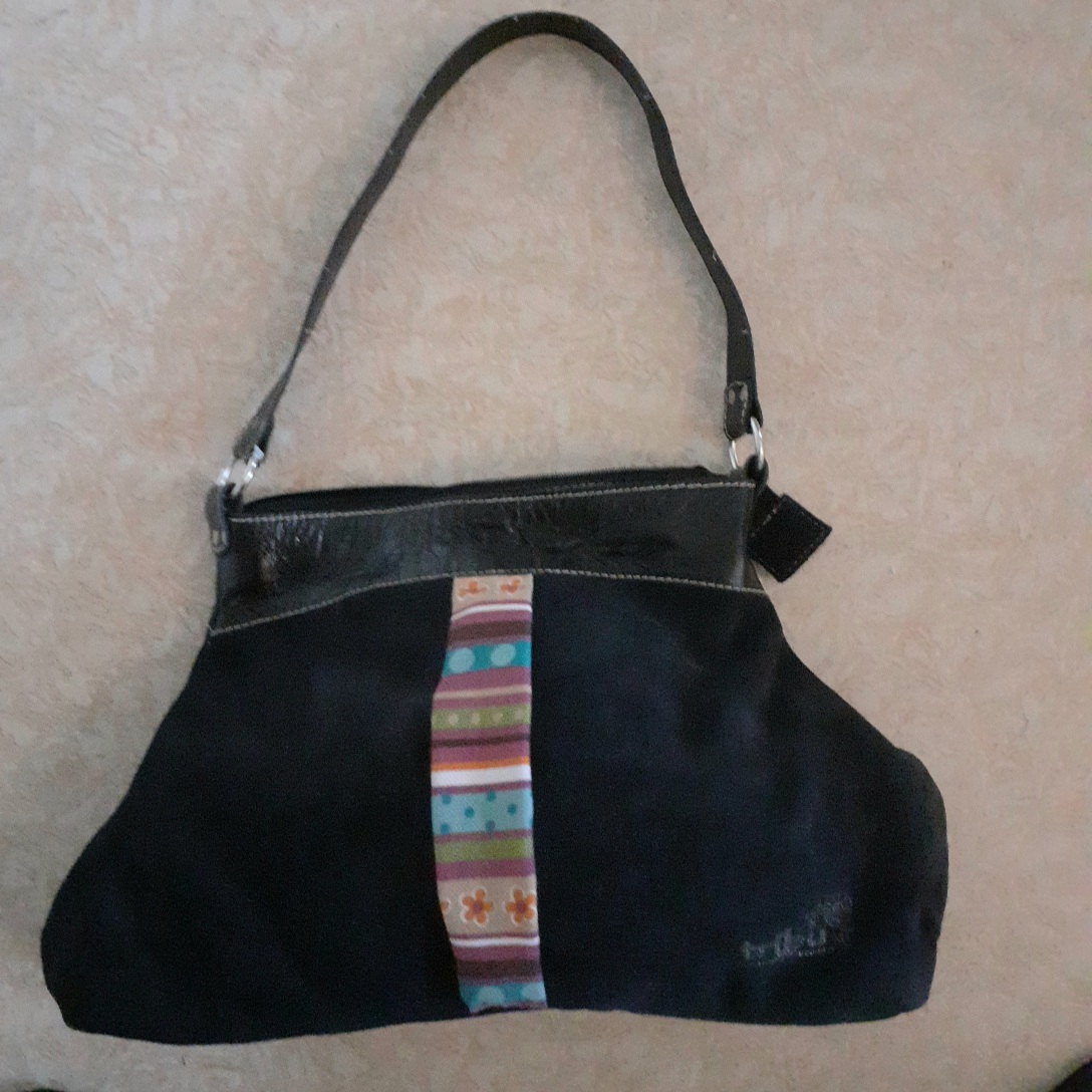 Tribu - Sac en daim noir  - Vue 2 - 