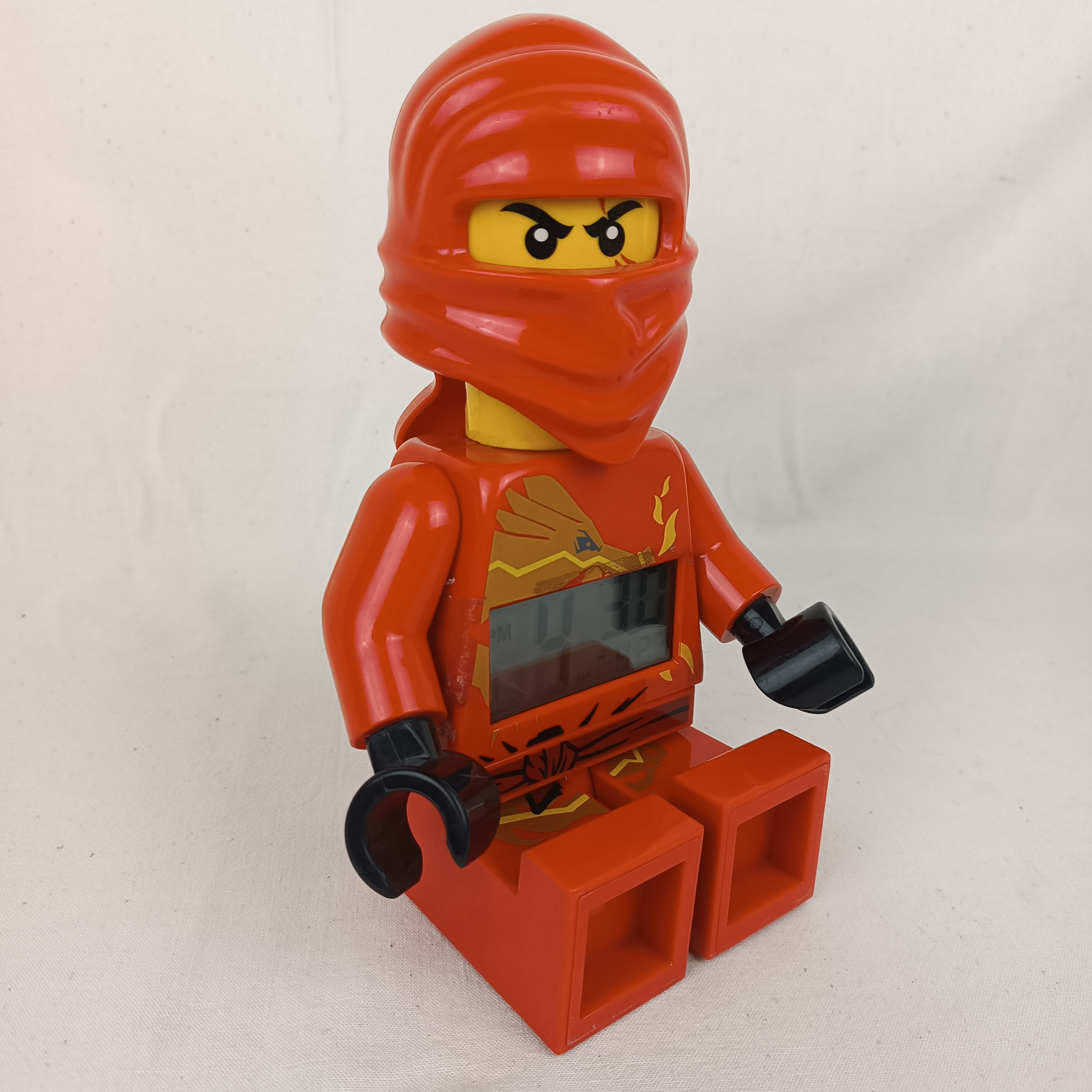 Horloge et Réveil "NinjaGo" LEGO, Hauteur de 24cm environ - État correct - Photo 2