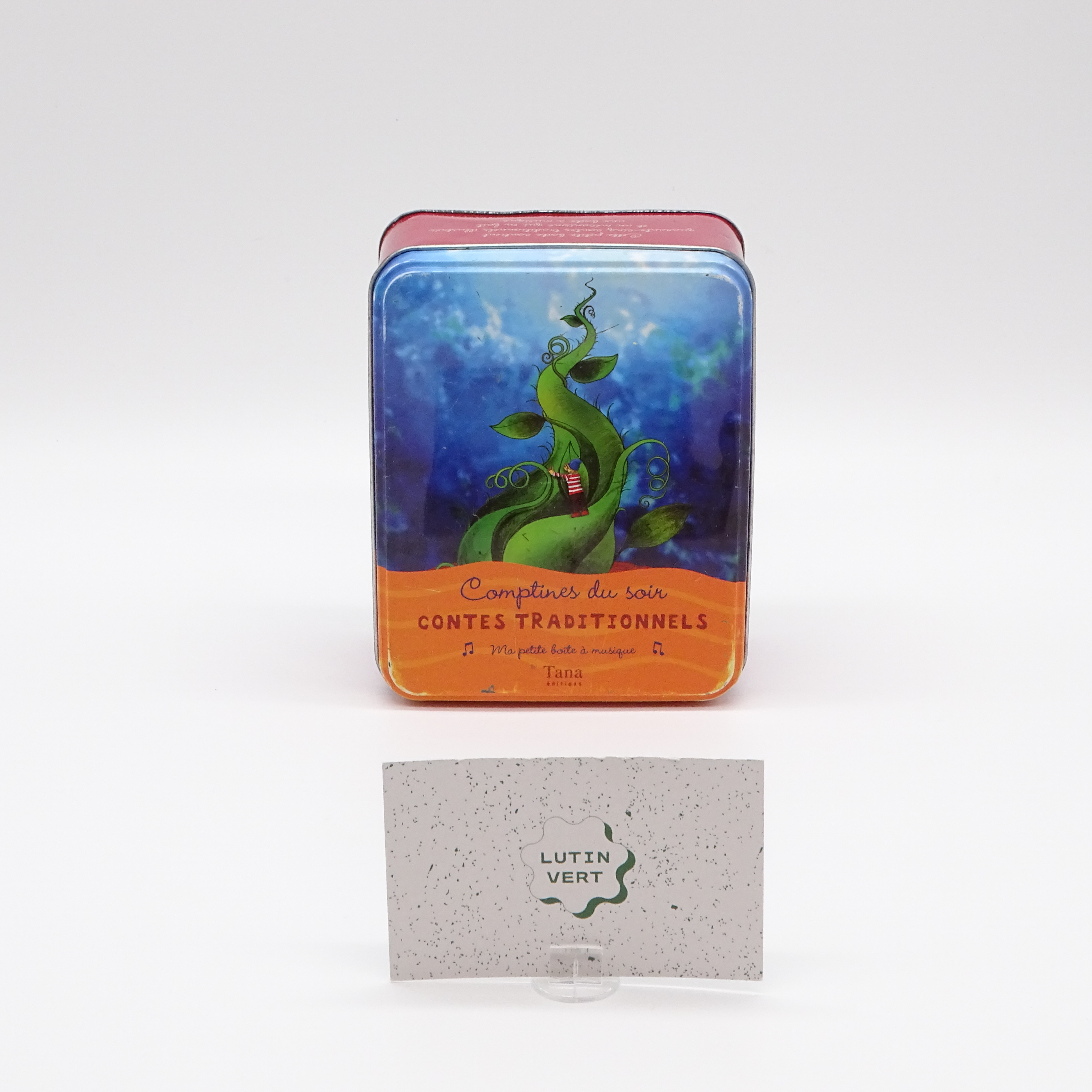 Acheter Boite a musique comptines du soir d'occasion TANA - Dès 3 ans | Ref 13798 Bon état - 10,50 € Boite a musique comptines du soir d'occasion TANA - Dès 3 ans | Ref 13798 Bon état - reconditionné disponible sur Label Emmaüs