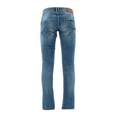 Jeans bleu effets délavé et déchiré - Homme - le temps des Cerises - Taille 40 - Photo 1