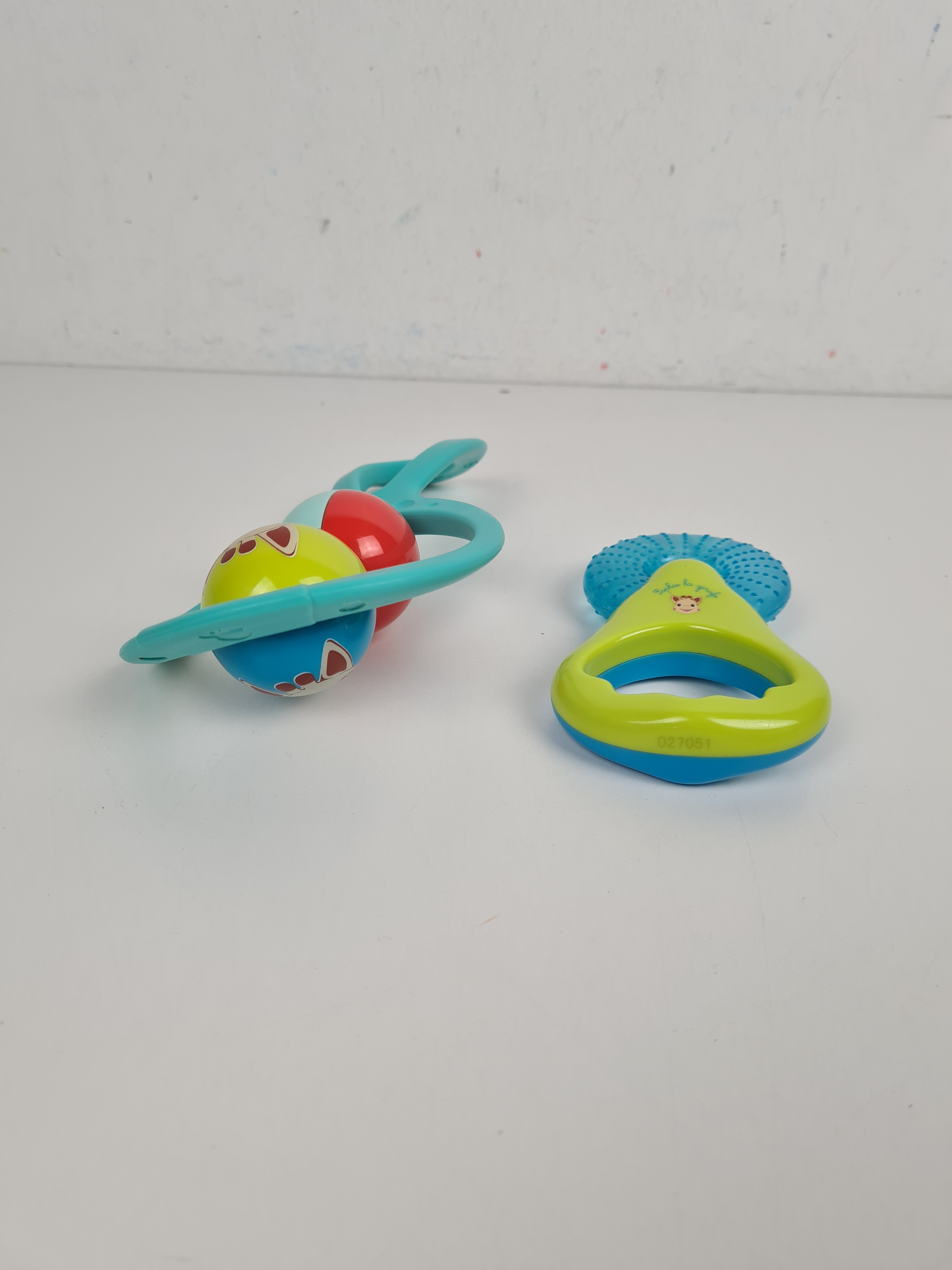 Jeu d'éveil -Lots de 2 hochet - Sophie La Girafe - 20,12 cm - Photo 2