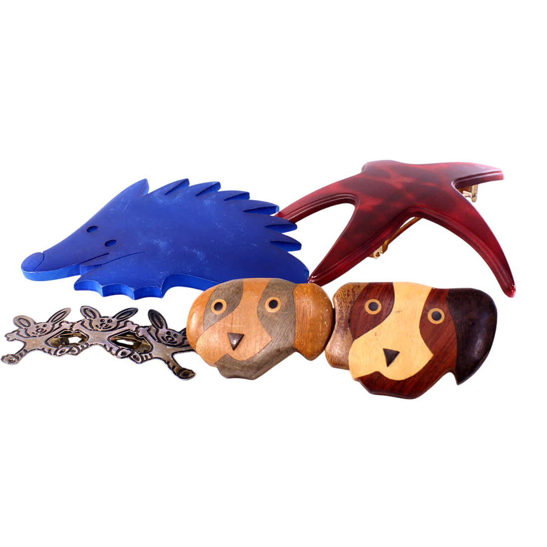 4 barrettes à cheveux Bon état -  reconditionné disponible sur Label Emmaüs