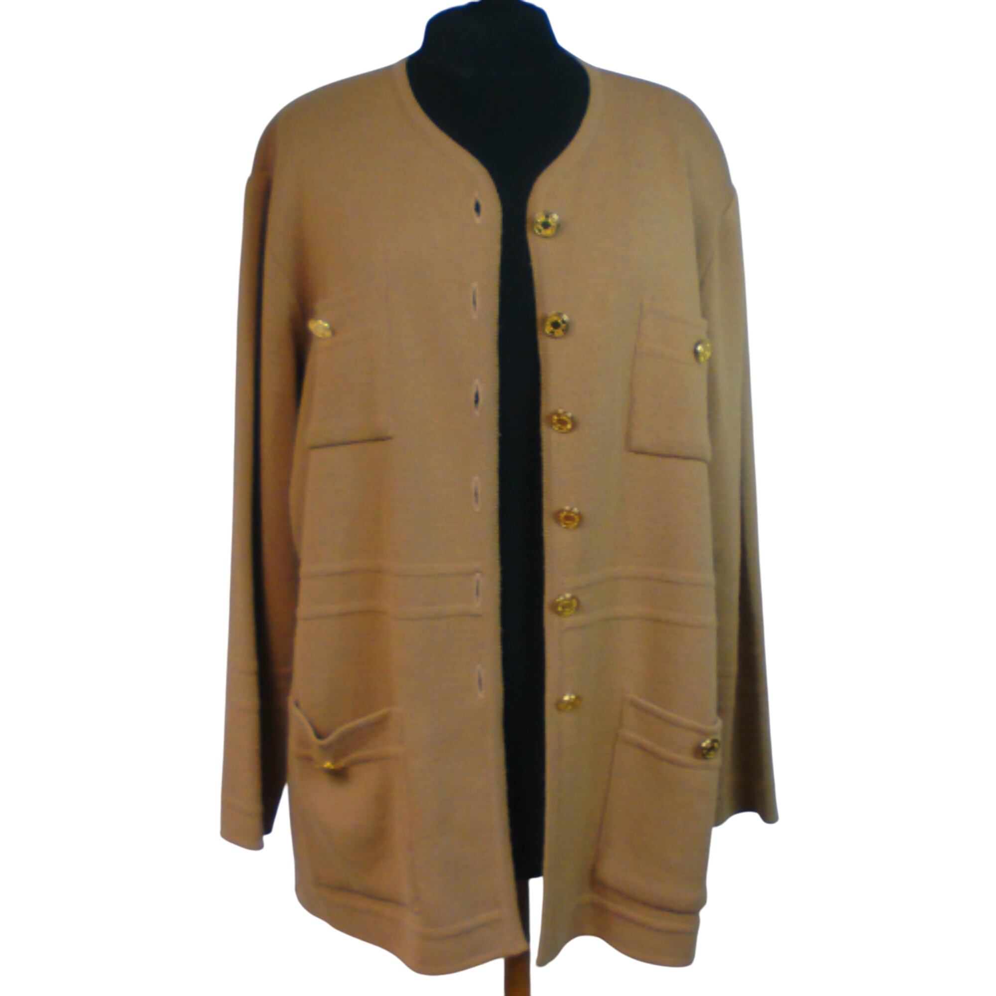 Gilet , couleur camelle, taille 5 - Alain Manoukian - Modalova