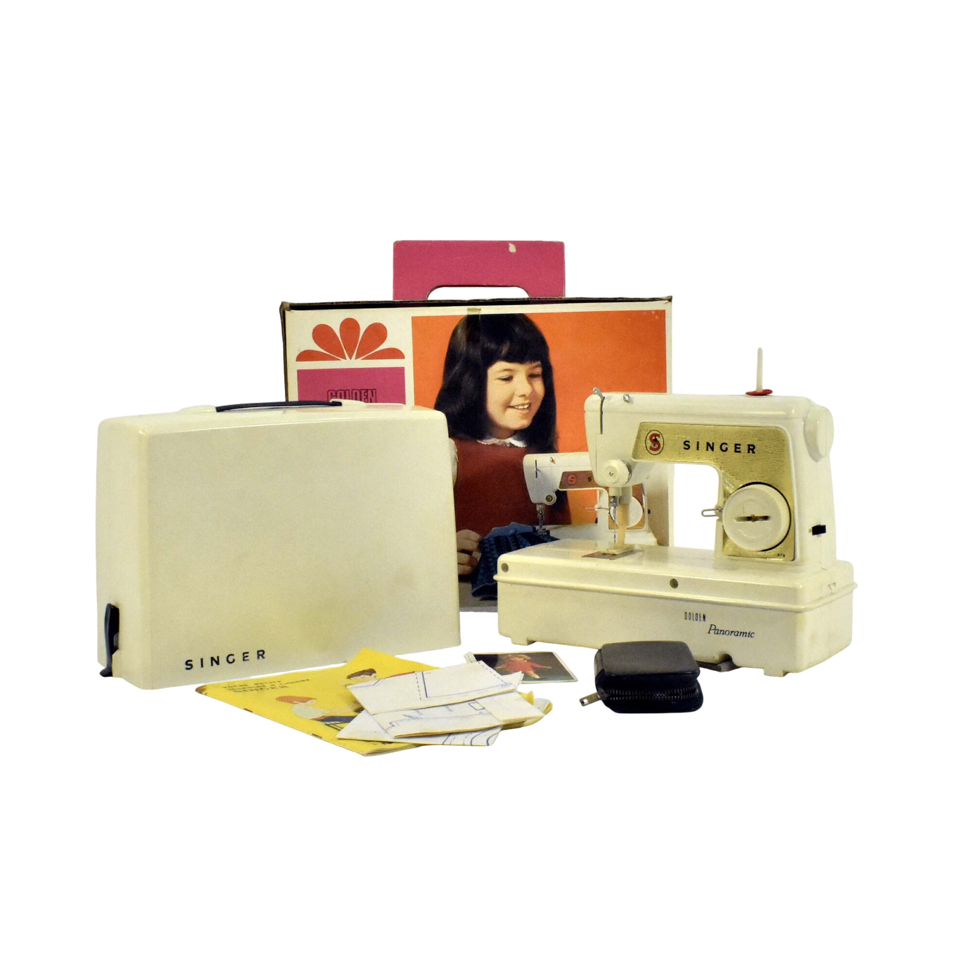 Acheter Machine à Coudre Enfant - Singer® Golden Panoramic État correct - 25,00 € Machine à Coudre Enfant - Singer® Golden Panoramic État correct - reconditionné disponible sur Label Emmaüs
