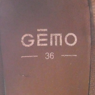 Bottines marron à talons 4 cm - femme - Gémo - pointure 36 - Photo 4