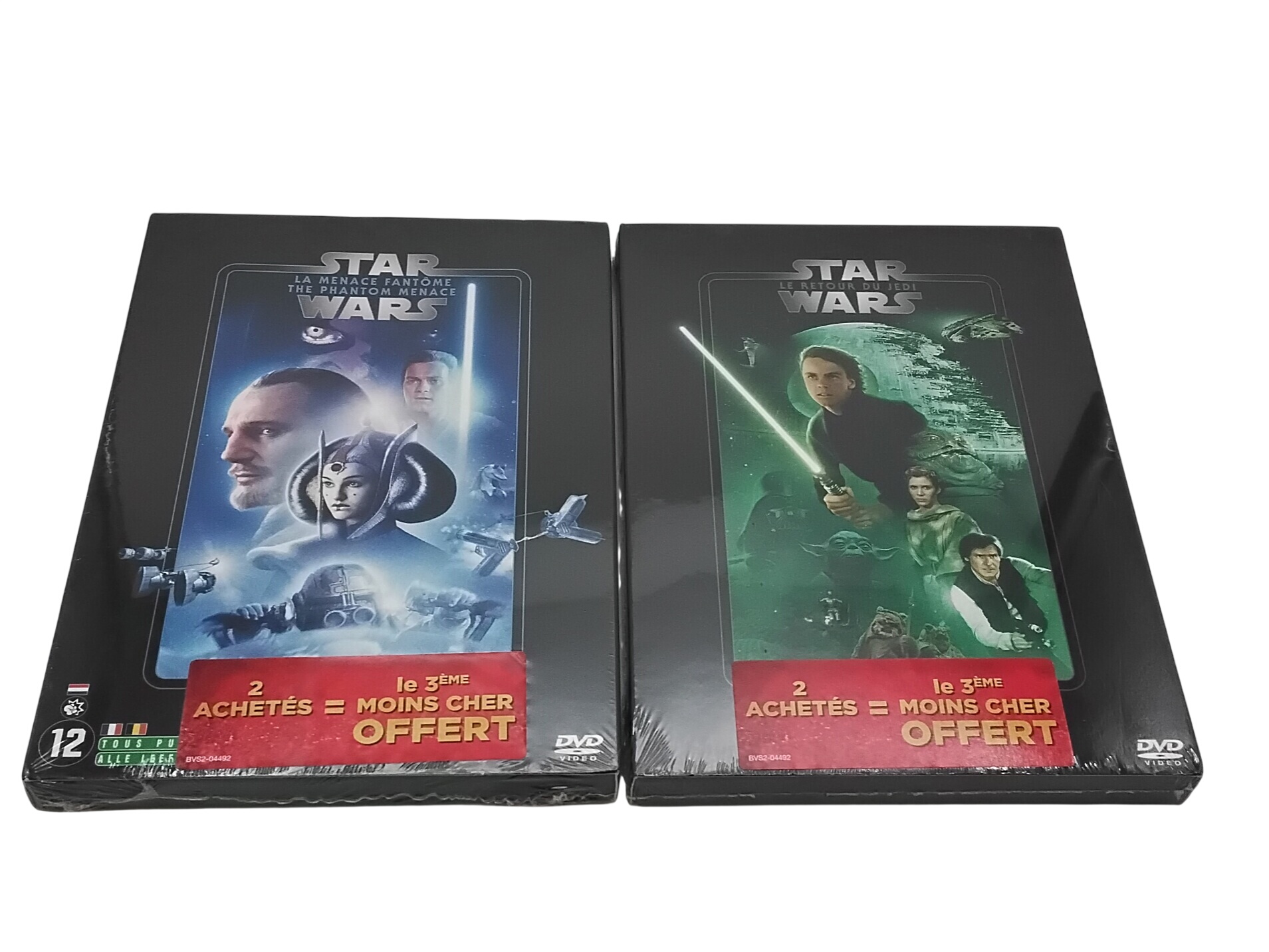 Acheter Coffret 2 DVD - Star Wars Episode 1 et 6 - 12,00 € Coffret 2 DVD - Star Wars Episode 1 et 6 - reconditionné disponible sur Label Emmaüs