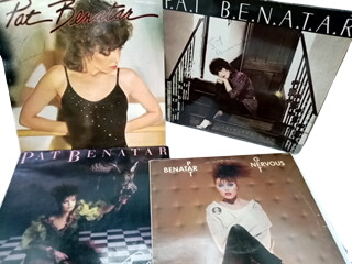 LOTS ALBUMS 33T, PAT BENATAR État correct -  reconditionné disponible sur Label Emmaüs