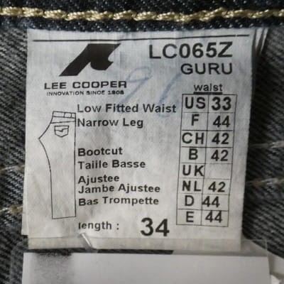 Jeans bleu foncé - homme - Lee Cooper - taille 44 - Photo 4