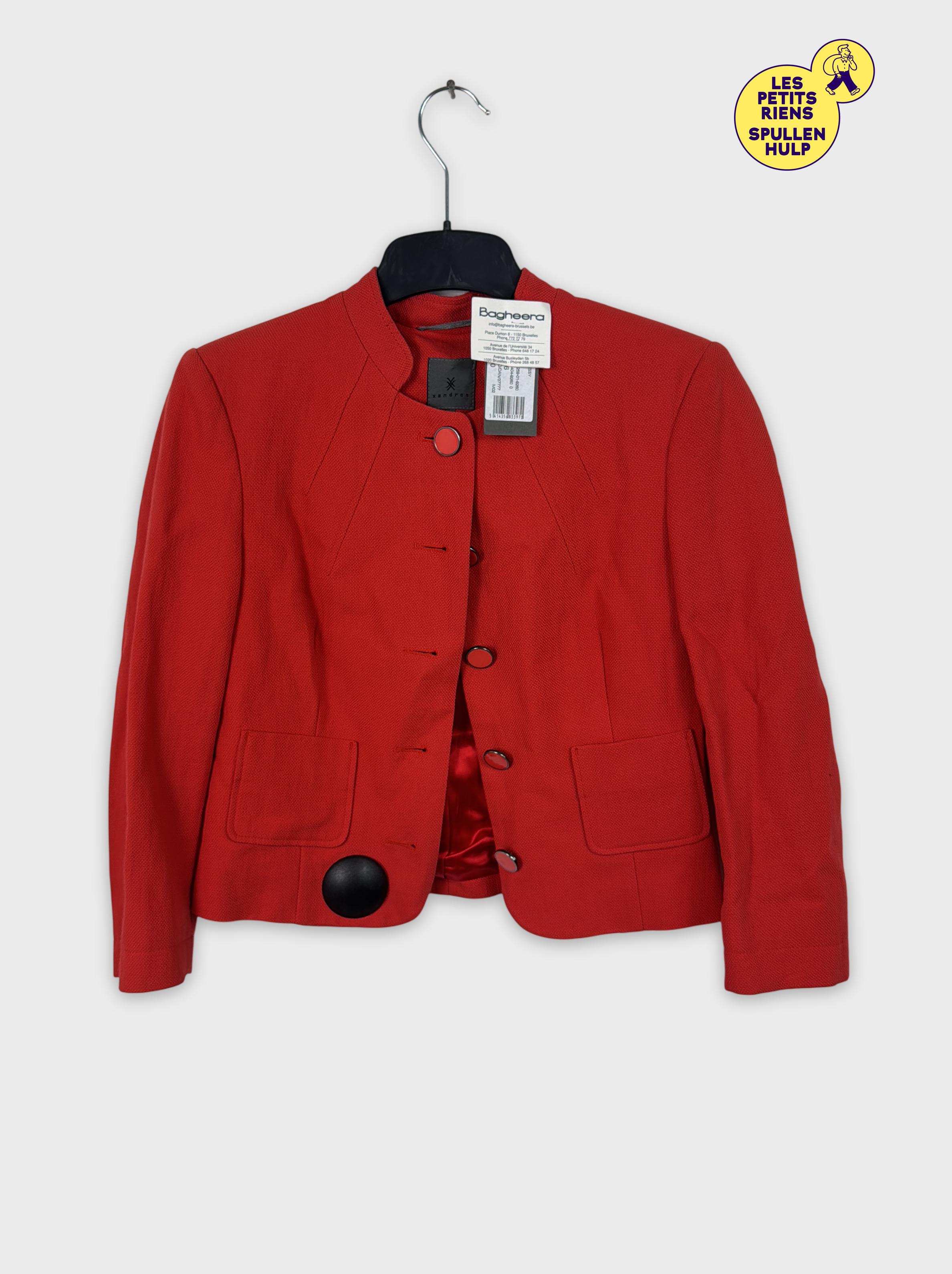 Blazer Rouge Xandres 🔴 Élégant et Chic S - Photo 0