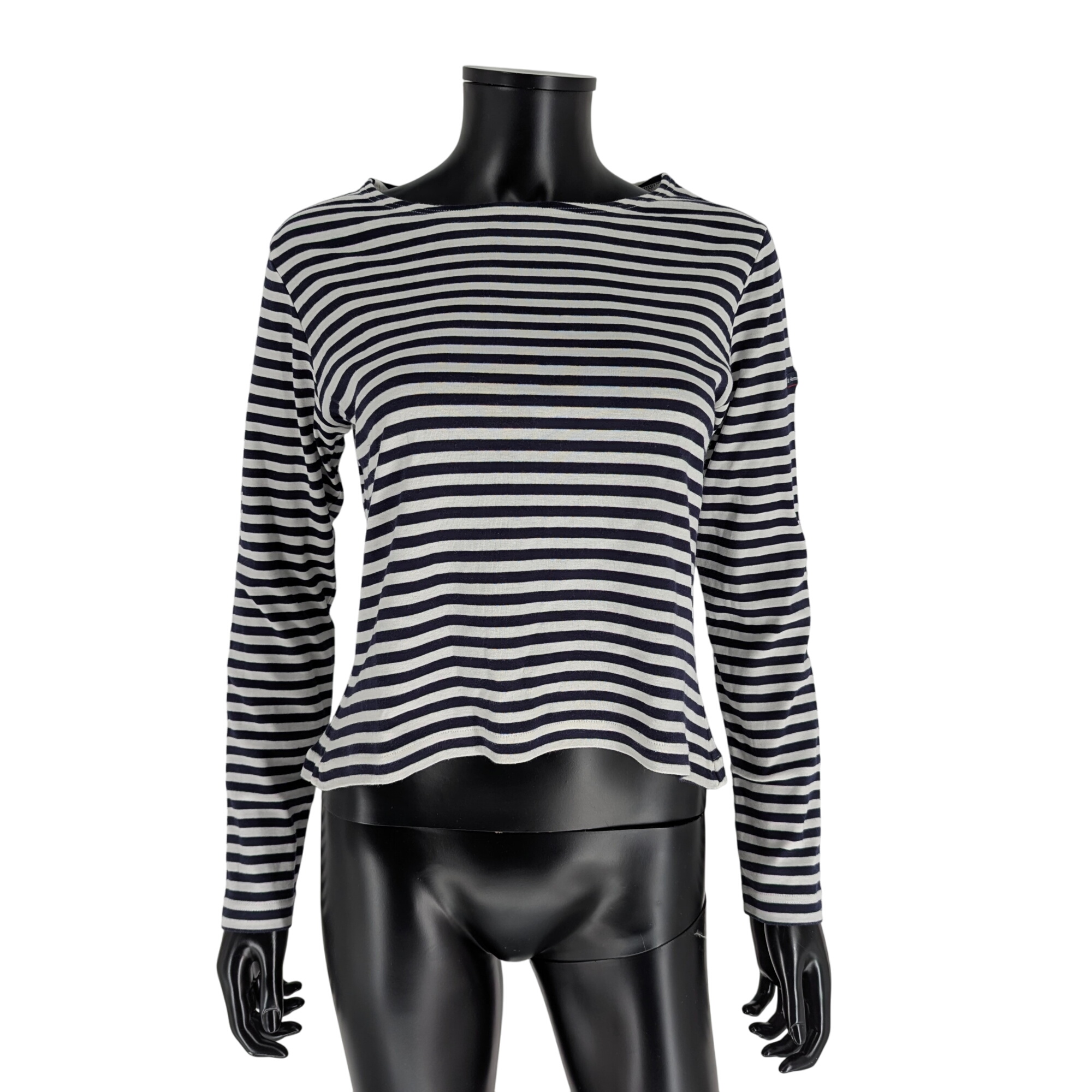T-Shirt ARMOR LUX T. S manches longues rayé marine - Photo 0