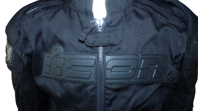 Voir photo 3 de Veste de moto homme ICON TIMAX TITANIUM Taille L Veste de moto homme ICON TIMAX TITANIUM Taille L - Vue 3 -