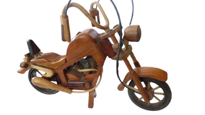 Harley Davidson décorative en bois - Photo 7