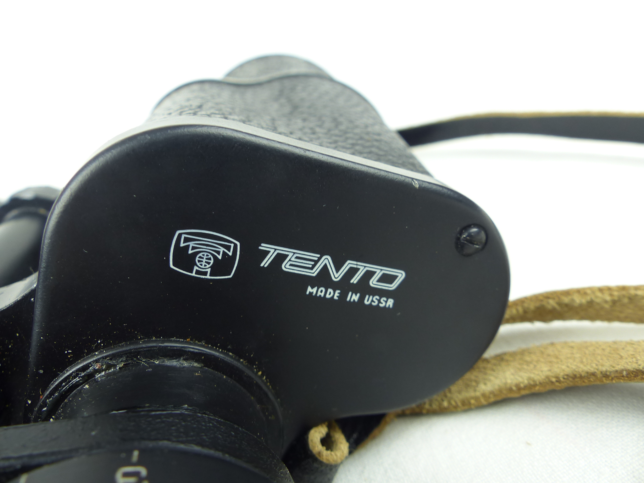 Jumelles militaires vintage Tento 6NU2, 7 x 50 avec très bel étui en cuir - Très bon état - Photo 4