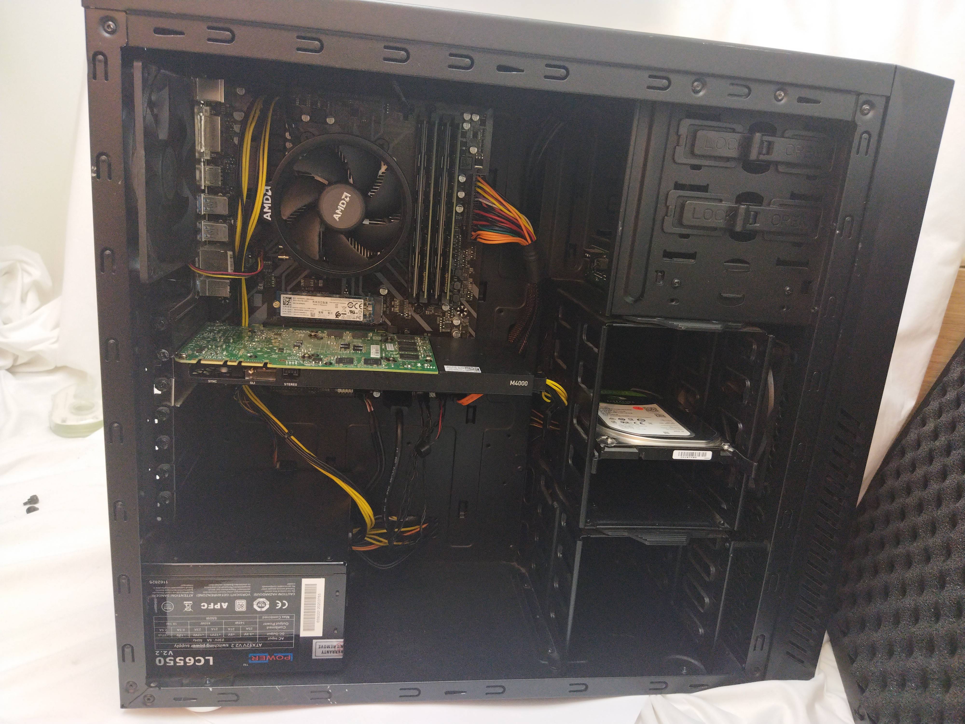 PC Tour ordinateur de bureau multimédia -AMD RYZEN 5 avec 32 Go DDR4 reconditionné en très bon état Très bon état - Vue 4 - 