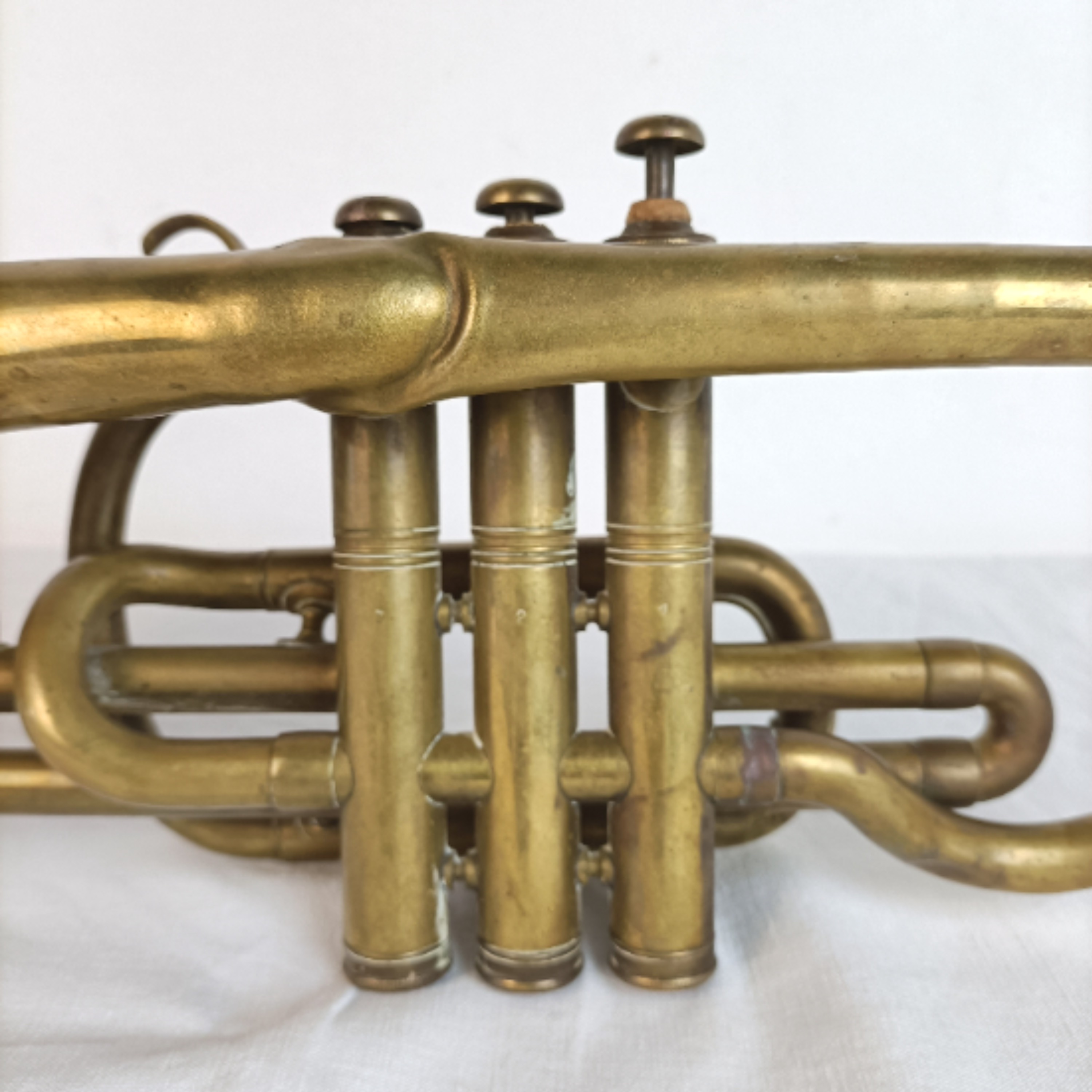 Ancienne Trompette Couesnon et Cie à restaurer - État correct - Photo 7