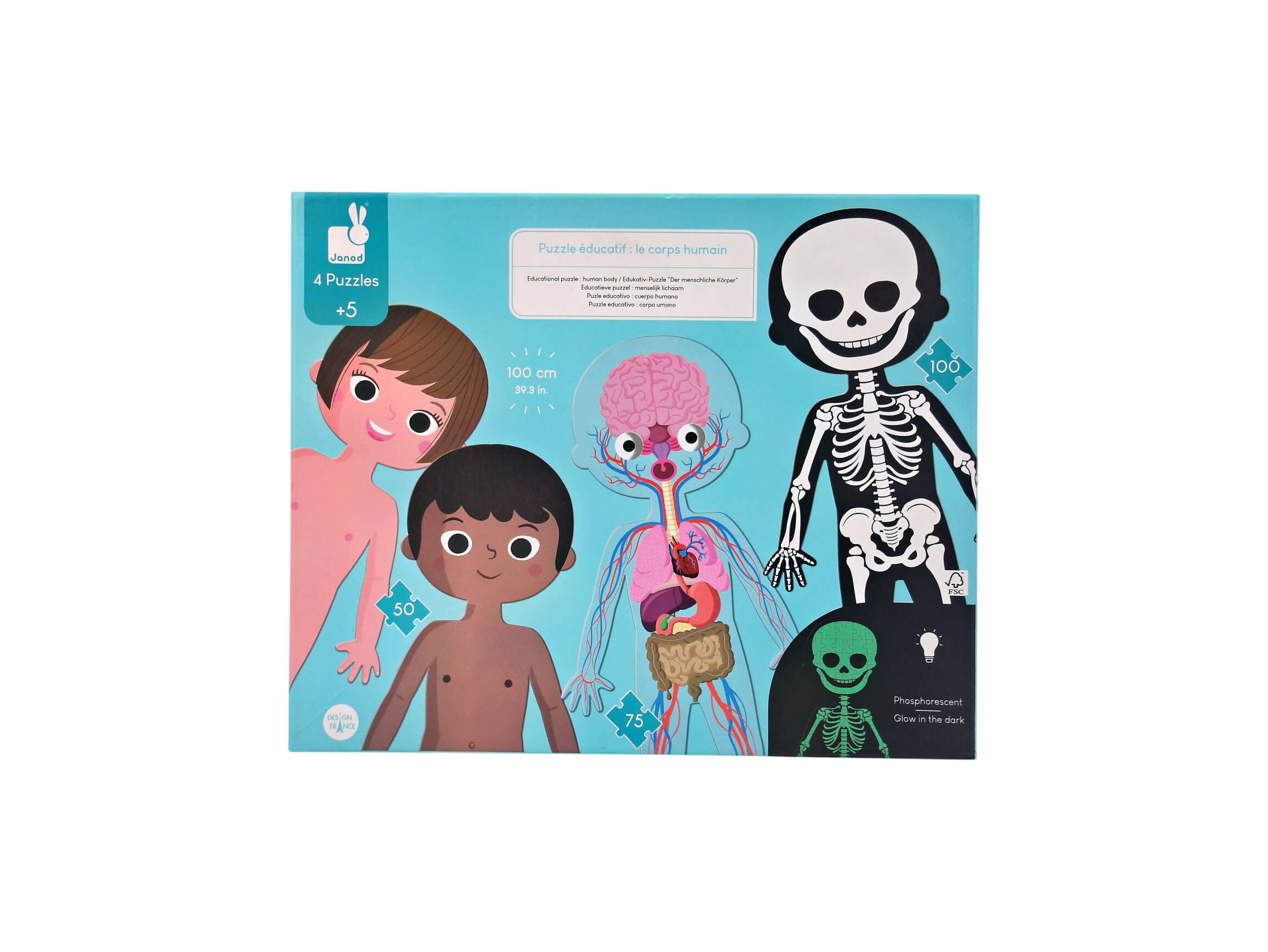Puzzle éducatif - Le corps humain x 4- Édition 2019 Comme neuf -  reconditionné disponible sur Label Emmaüs