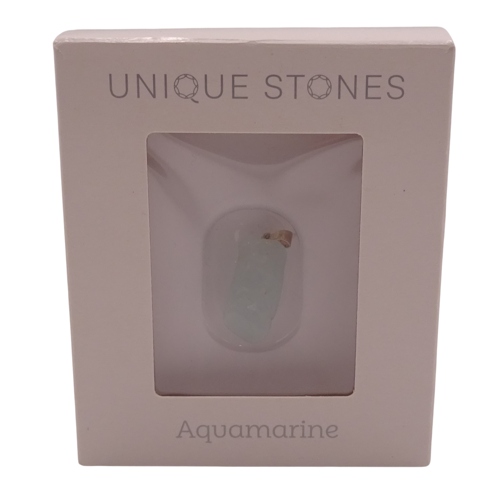 Pendentif pierre naturelle Aquamarine - Label Emmaus - Modalova