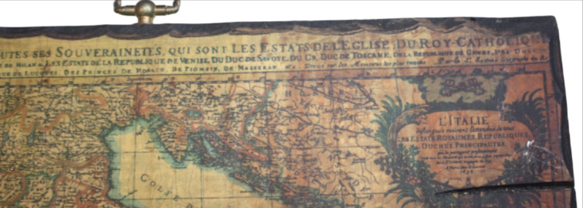 Cartes anciennes du bassin Méditerranéen sur bois - Photo 5