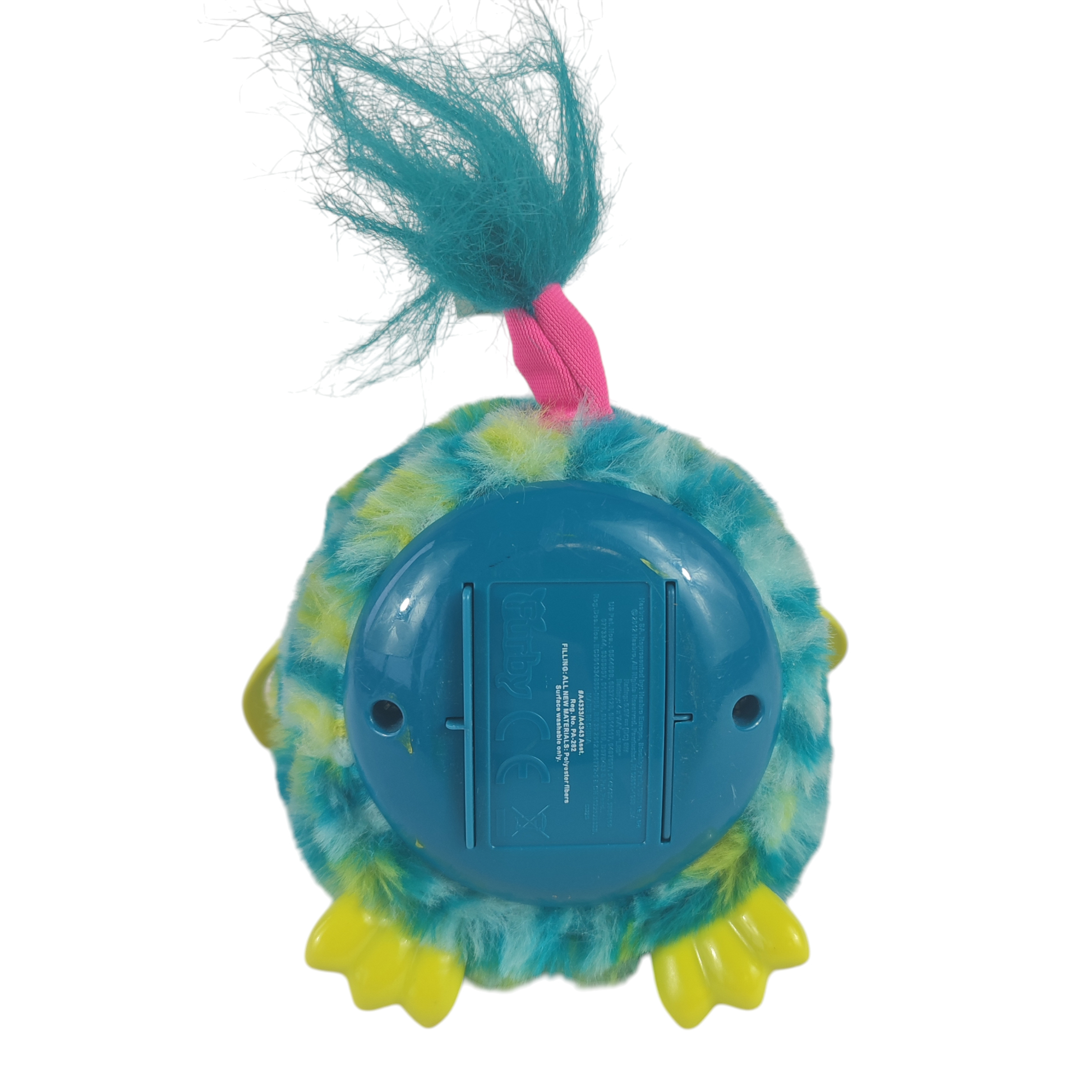 Furby turquoise et vert-jaune - Hasbro 2013 Bon état - Vue 3 - 