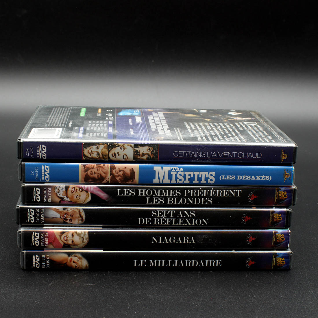 6 DVD de Marilyn Monroe Bon état - Vue 2 - 
