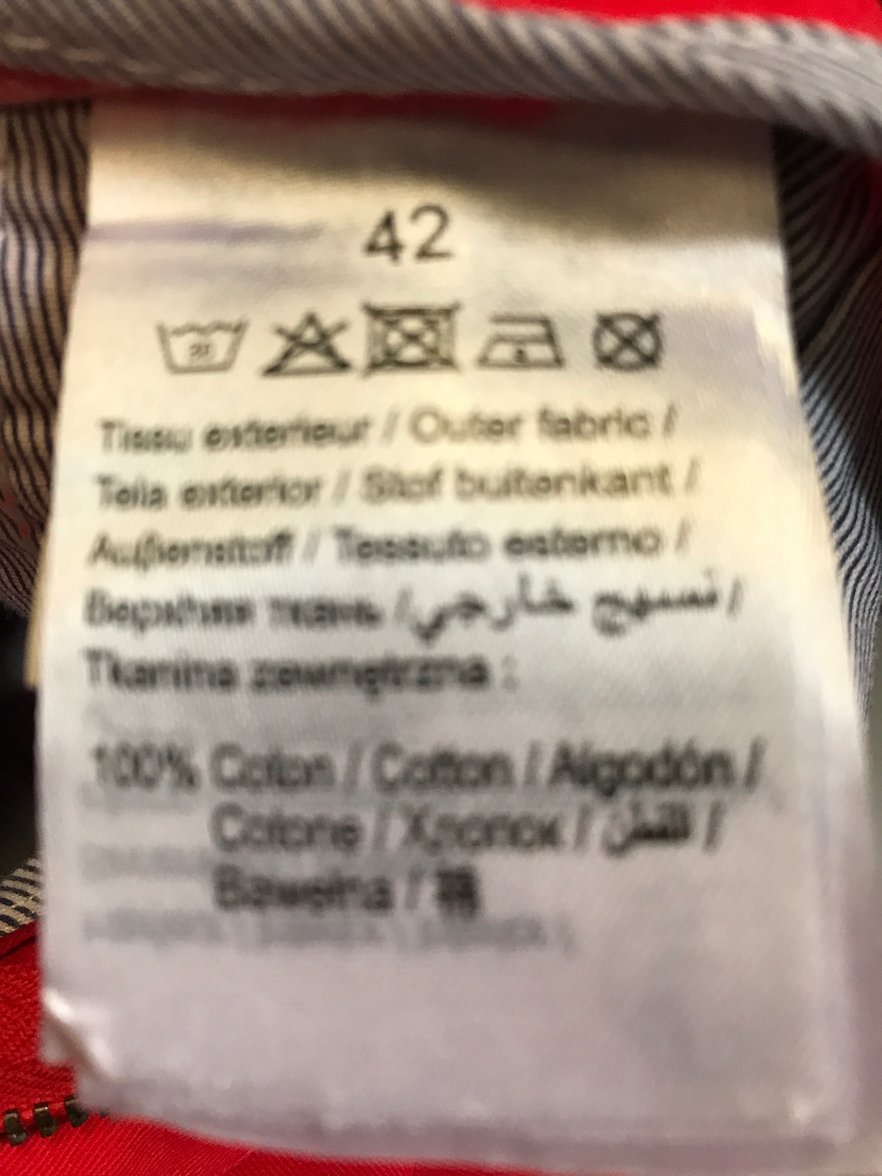 Bermuda homme rouge «Brice » T42 Très bon état - Vue 7 - 