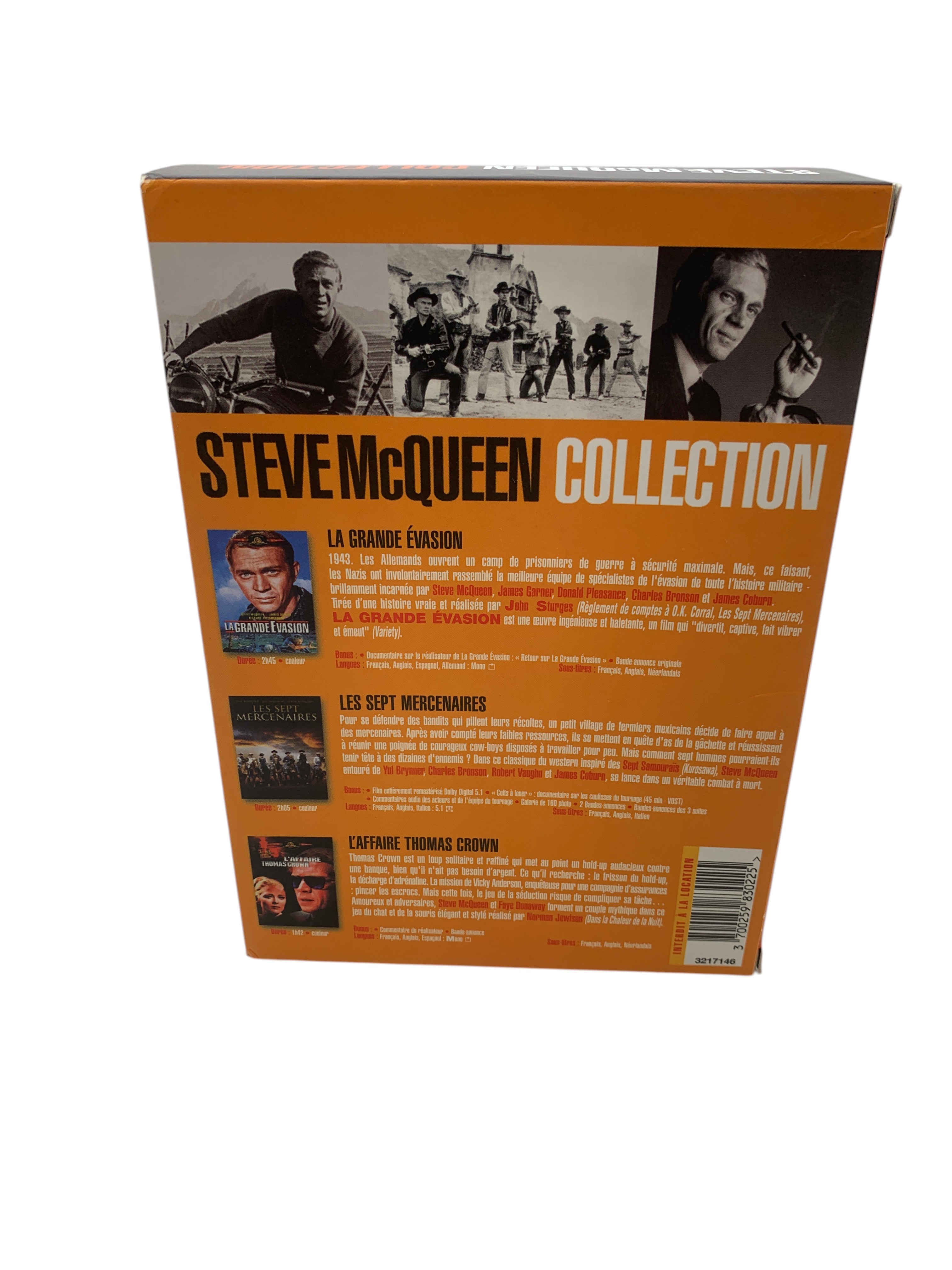 Steve McQueen collection - coffret DVD Très bon état - Vue 4 - 