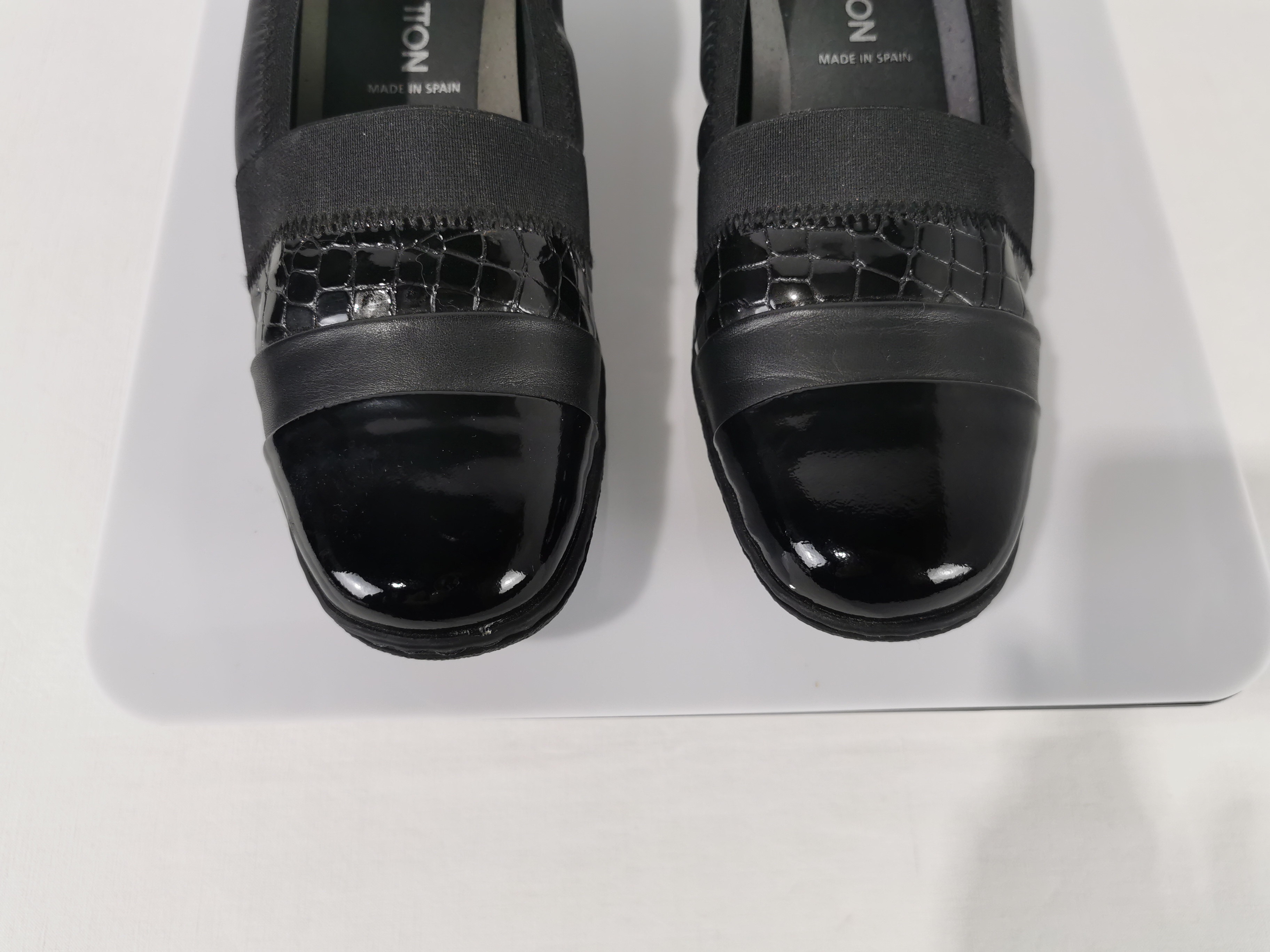 Mocassins noirs - femme - Notton - taille 38  - Vue 7 - 