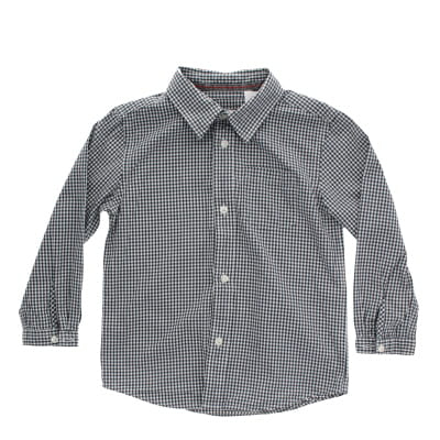 Chemise blanche à carreaux - garçon - Bout'chou - taille 36 mois - Photo 0