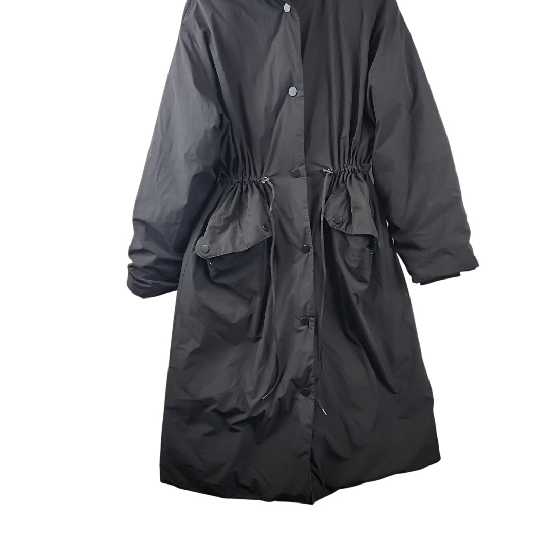 Zara - doudoune noire à capuche 100% polyester - Taille S - Photo 0