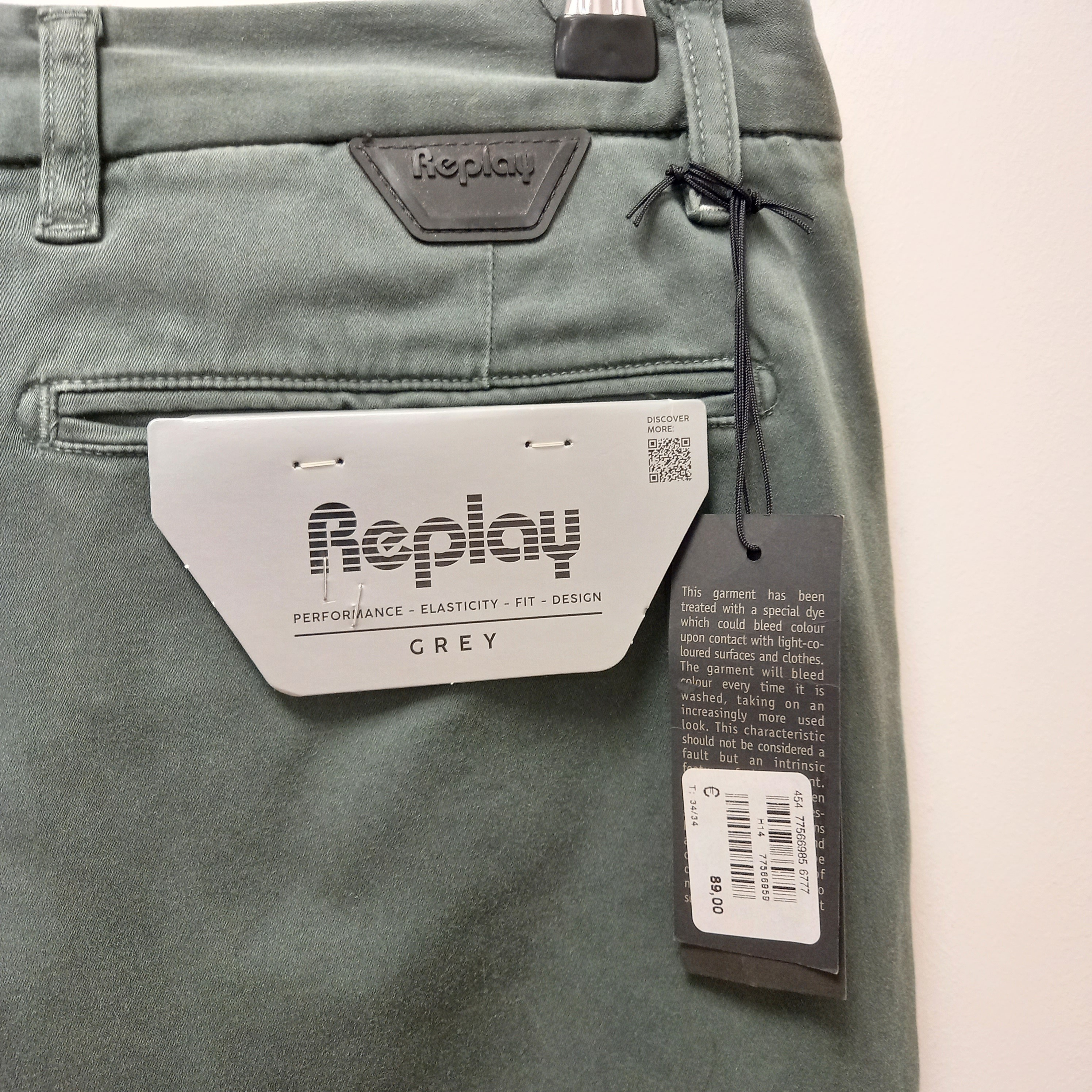 Pantalon Replay T: 34  - Vue 4 - 