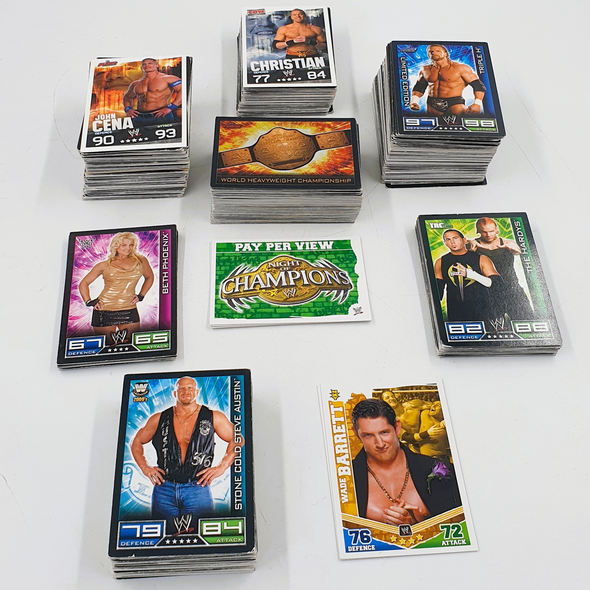 Lot de 396 cartes WWE - Photo 1