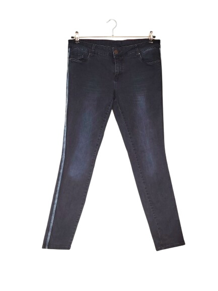 NAF NAF pantalon jeans y2k coupe droite pour femmes - Taille 42/XL - Photo 0