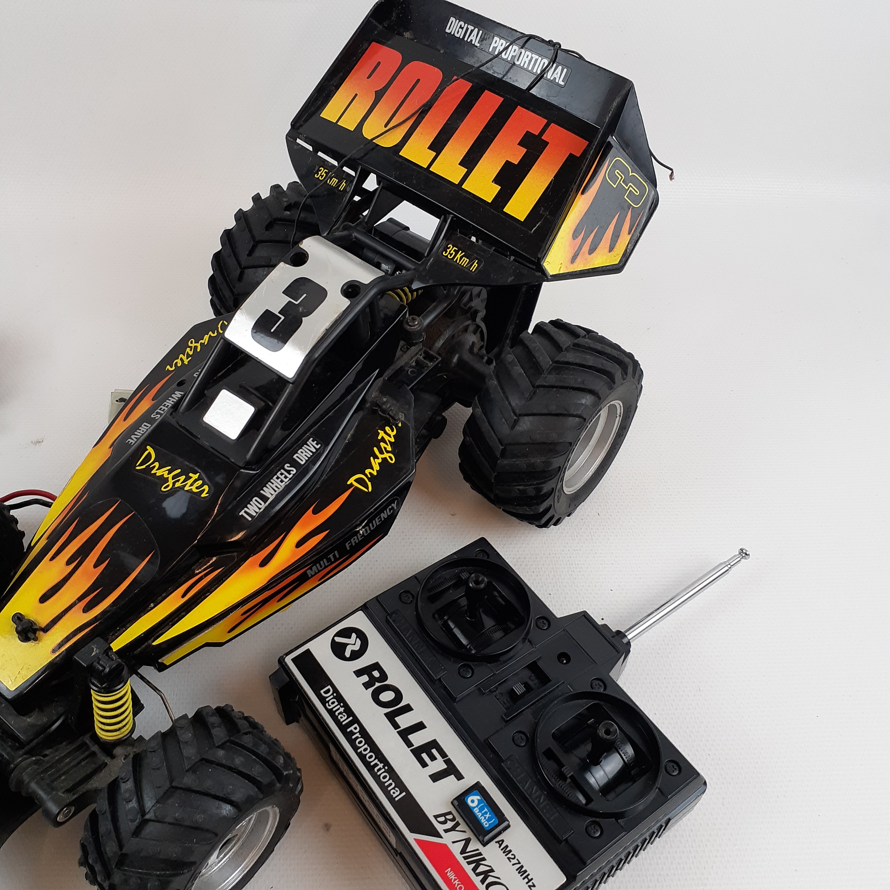 BUGGY DRAGSTER échelle 1/14 NIKKO Bon état - Vue 3 - 