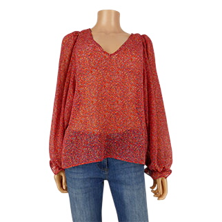 Acheter Blouse rouge imprimée fleurs - Femme - Naf Naf - Taille 38 Très bon état - 13,90 € Blouse rouge imprimée fleurs - Femme - Naf Naf - Taille 38 Très bon état - reconditionné disponible sur Label Emmaüs