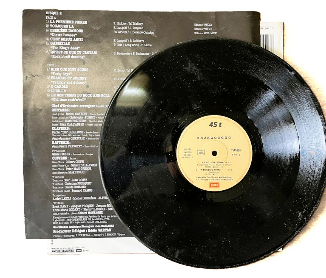 Vinyle 45 tours " Hang on Now" de Kaja Goo Goo. Bon état - Vue 4 - 