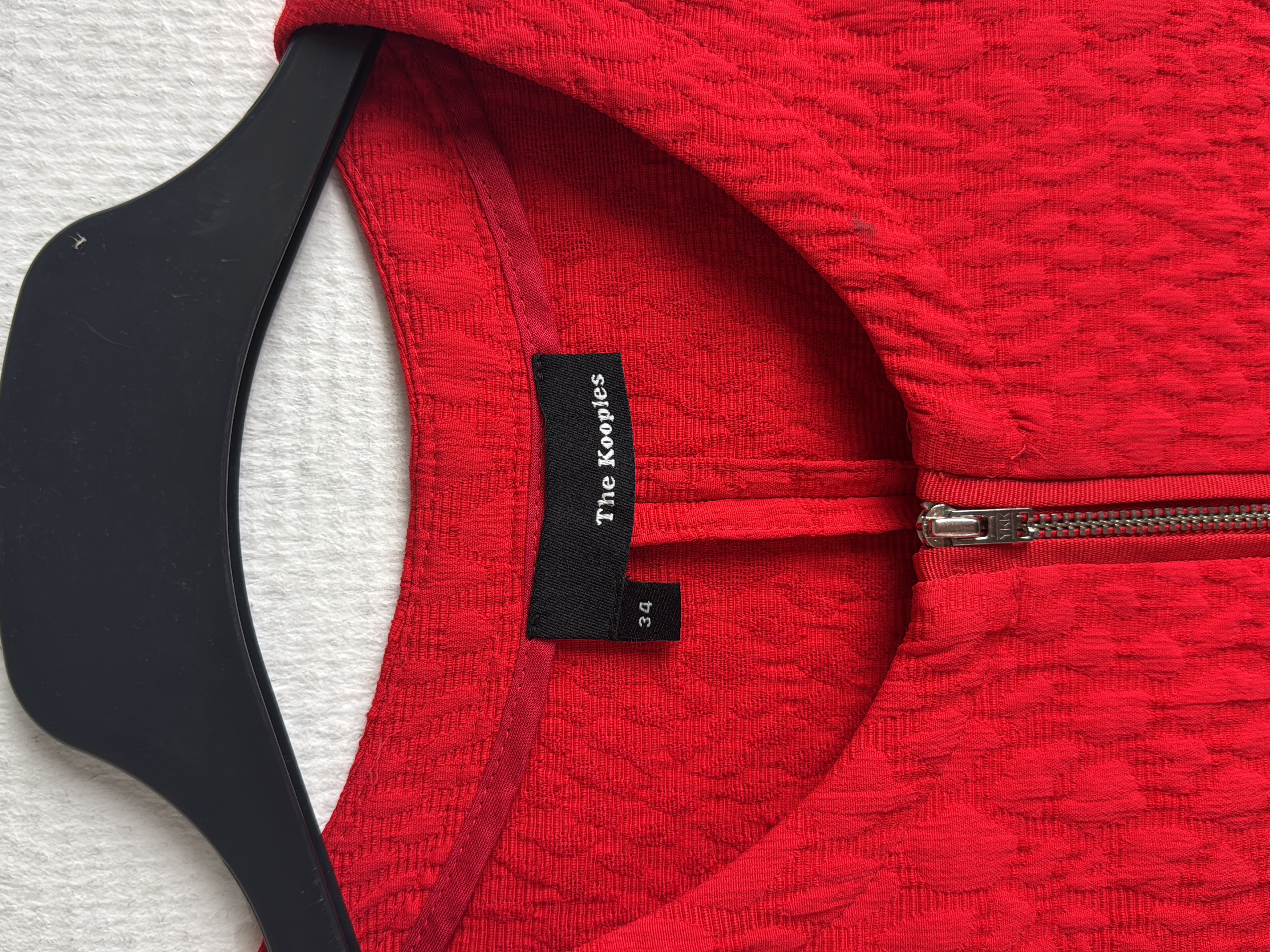 Robe rouge The kooples XS 34 💛 Très bon état - Vue 4 - 