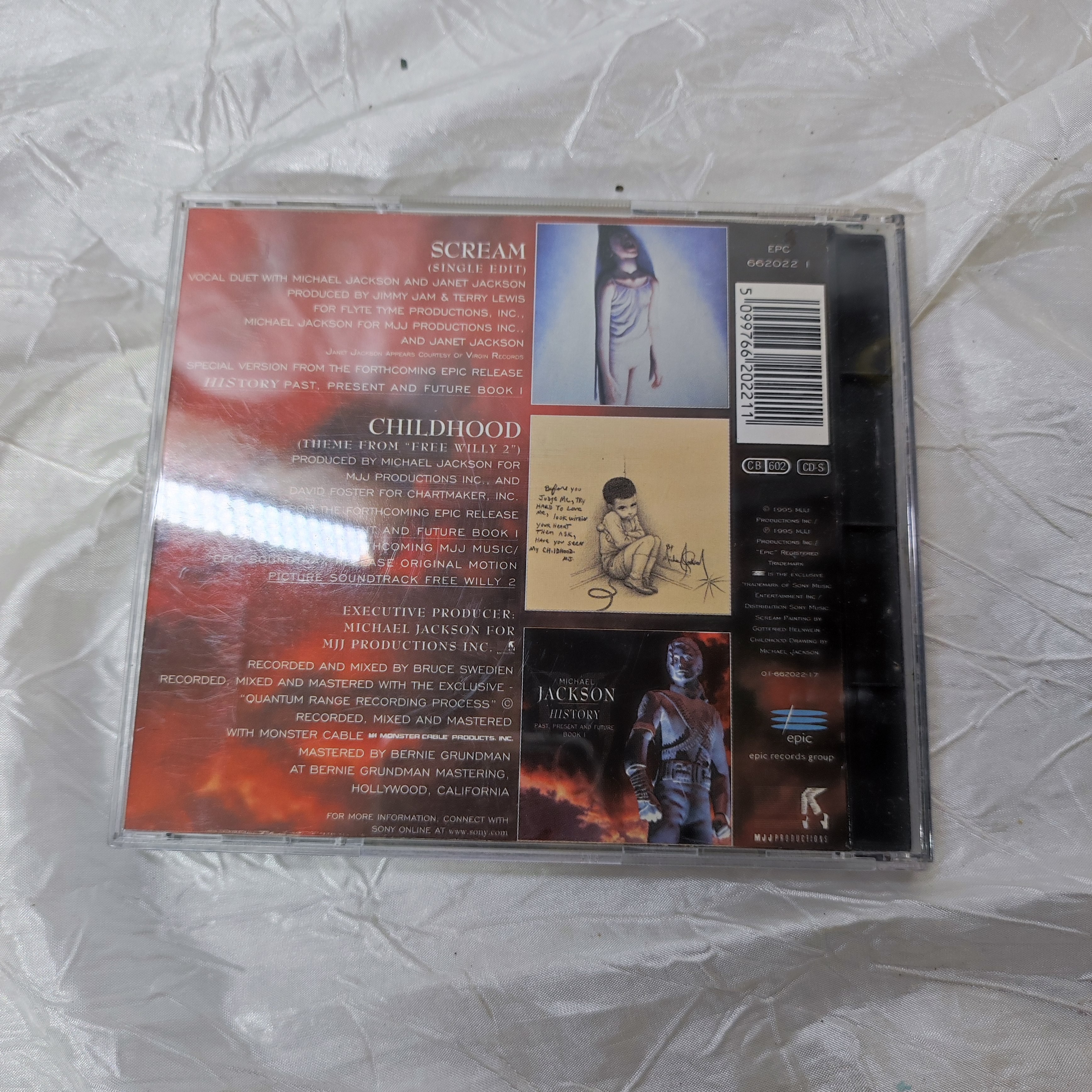 Cd 2 Titres Michael JACKSON Bon état - Vue 2 - 
