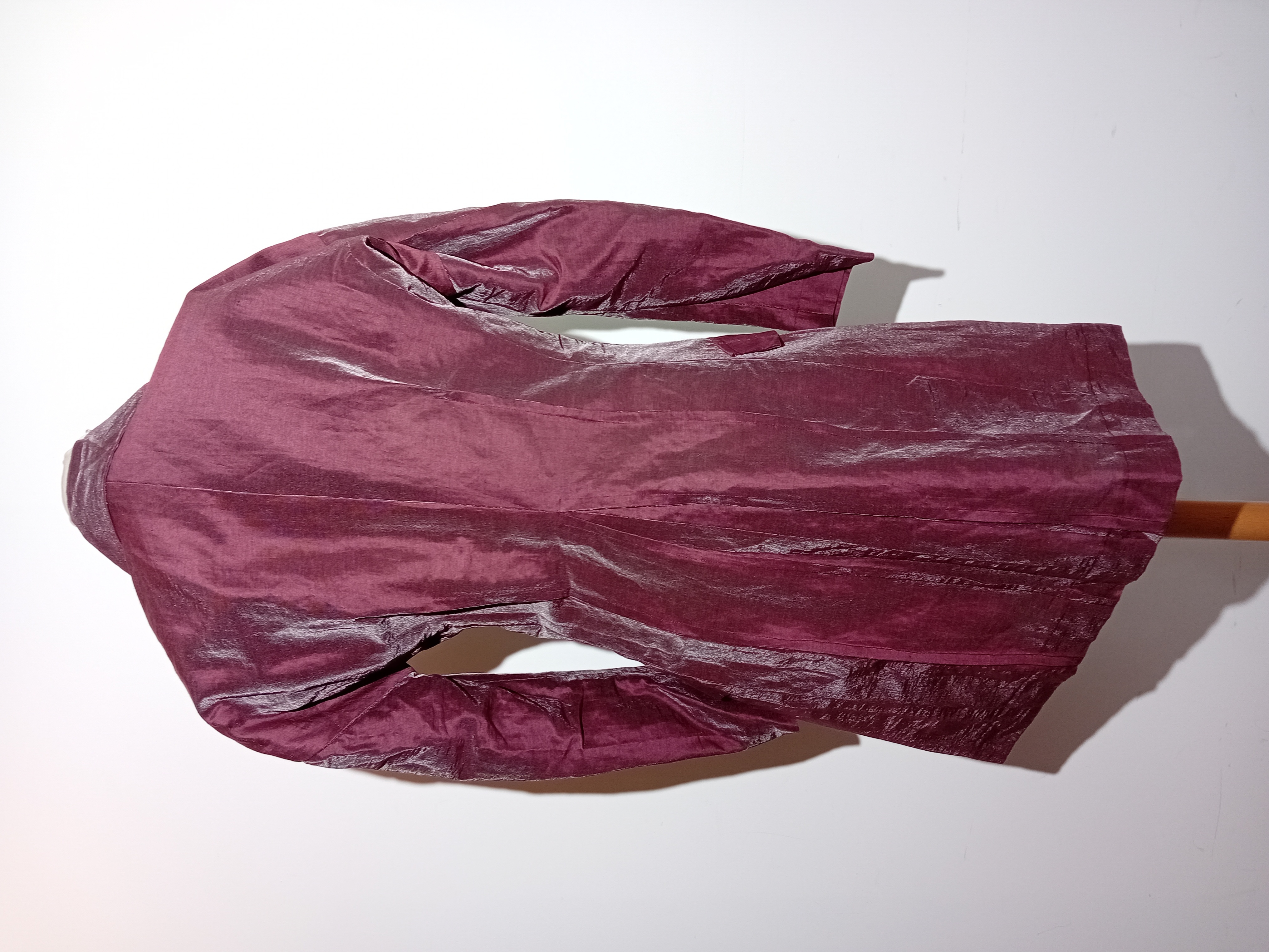 Veste Blazer Femme Prune Effet Froissé M (T4639)  - Vue 5 - 
