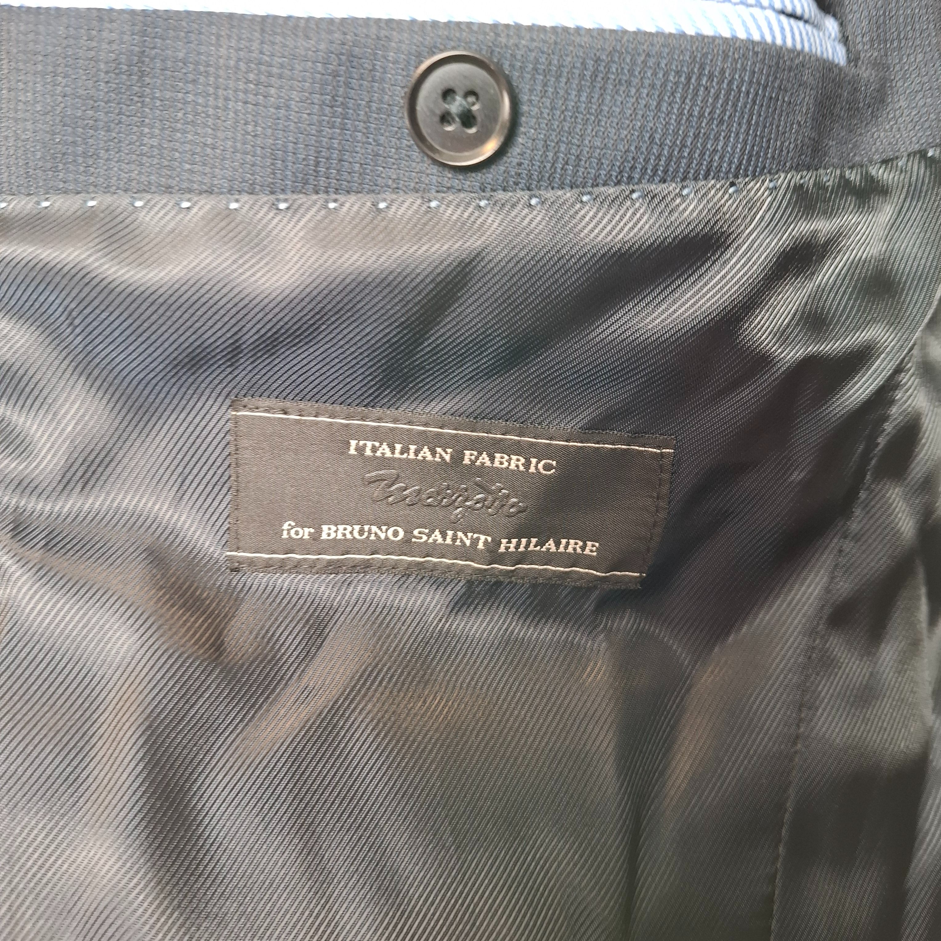 Saint Hilaire - Veste de costume bleue marine - Taille 48 estimé - Photo 2