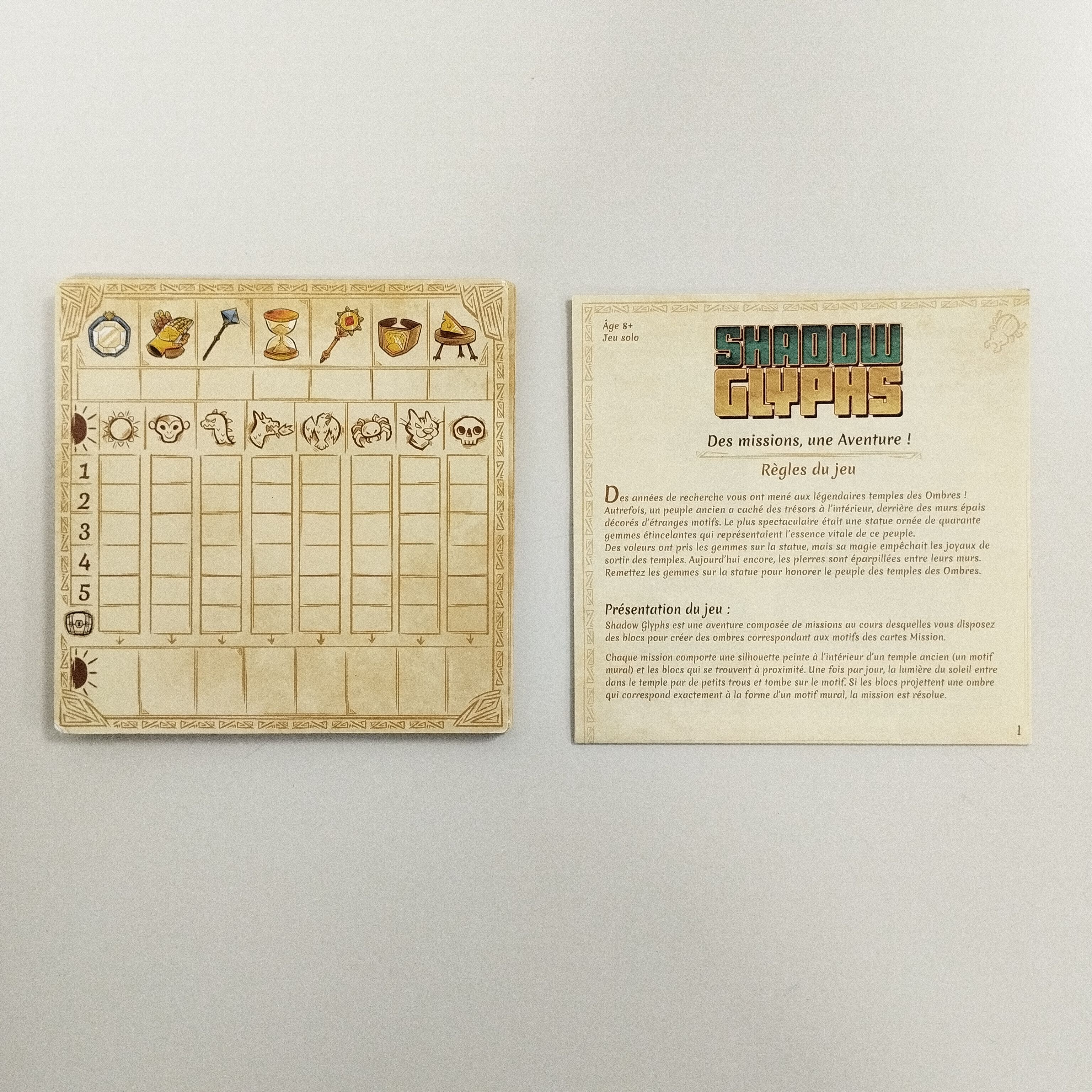 Jeu de société et de logique : Shadow Glyphs Comme neuf - Vue 6 - 