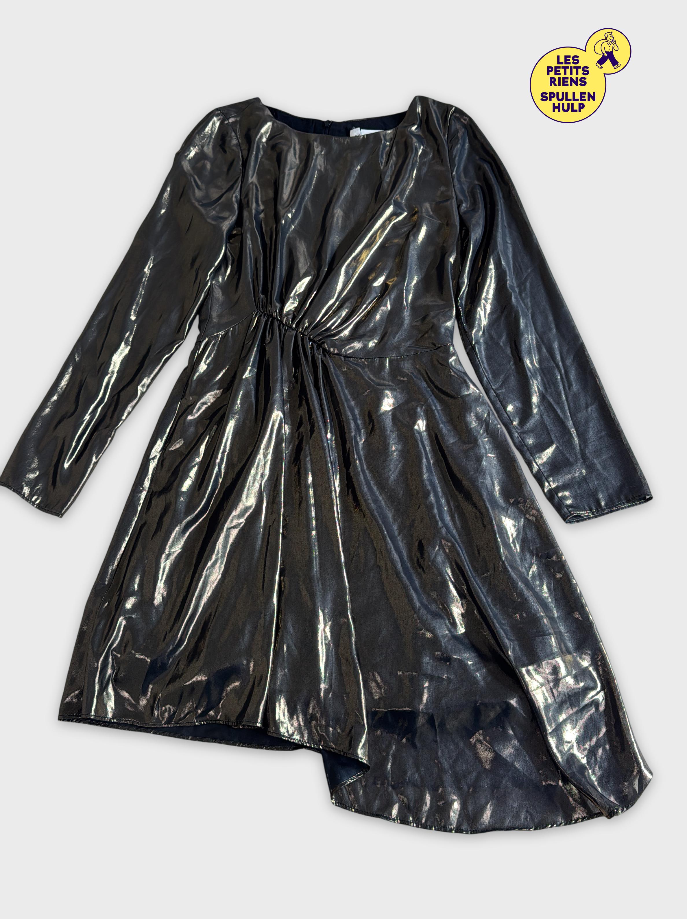 Robe noire brillante - symbiose collection - Modalova