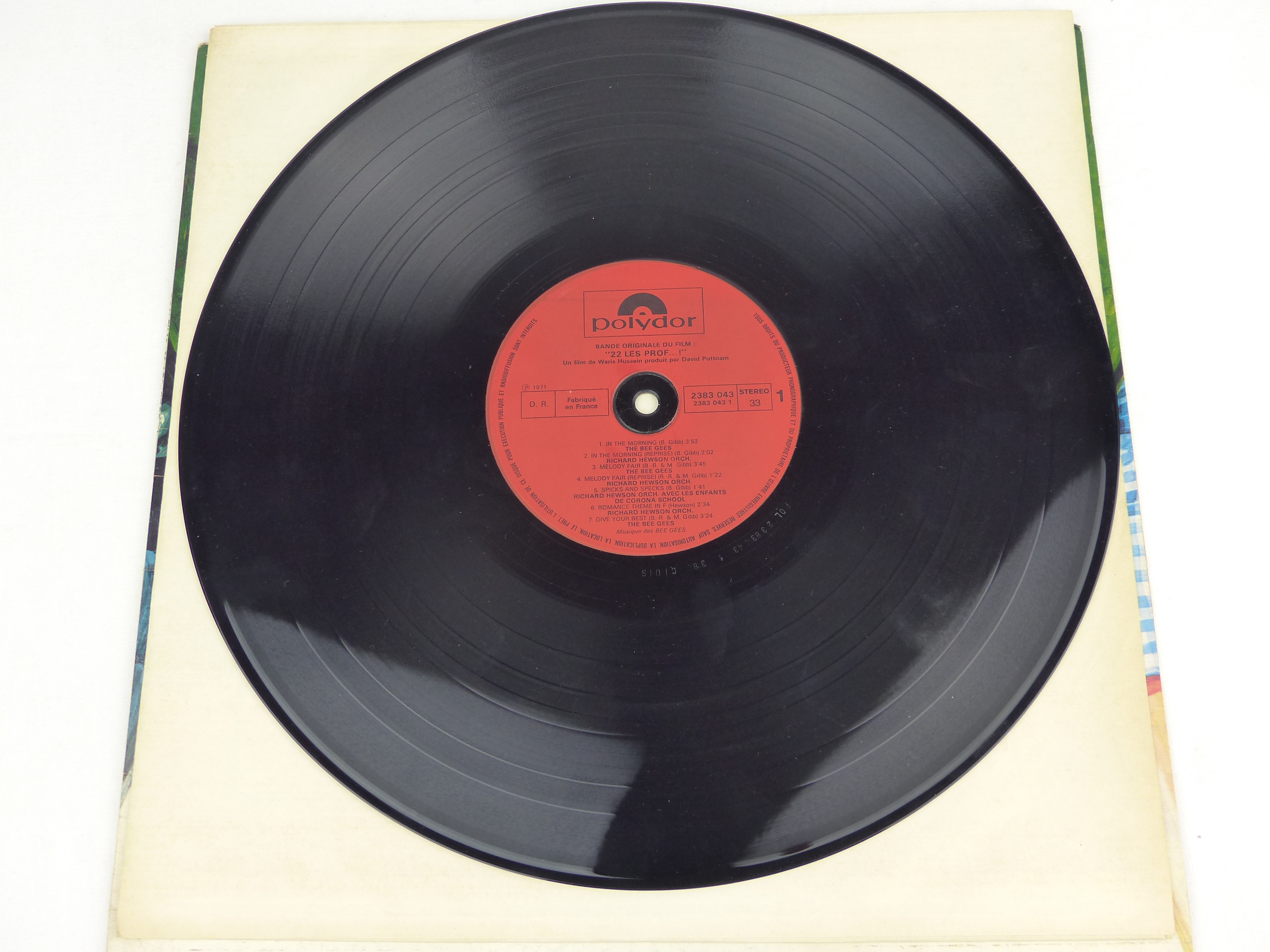 Vinyle 33 tours – Bee Gees – 22 Les prof – Bande originale film État correct - Vue 4 - 