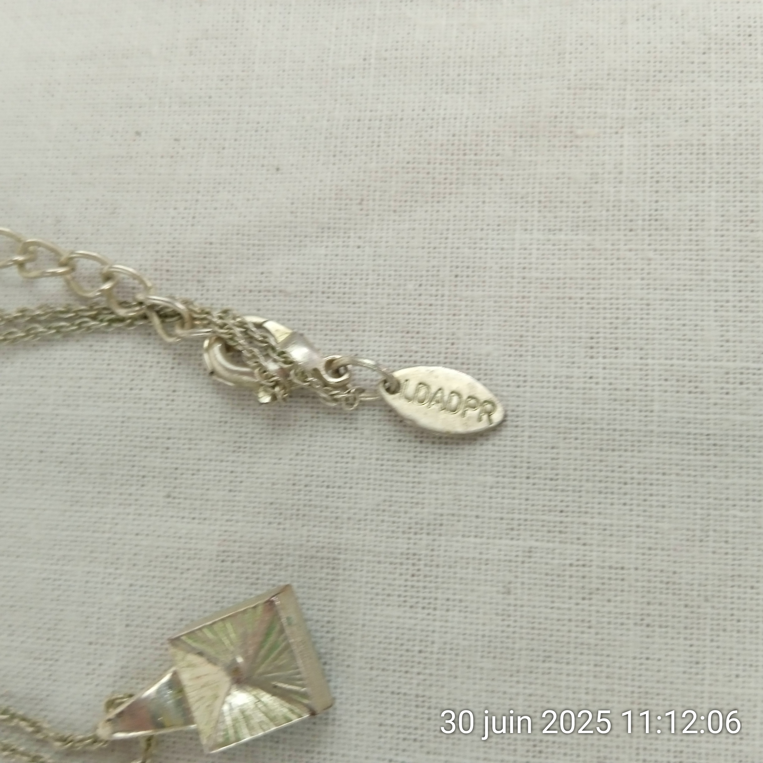 Collier Déclaration Femme – Cristal Et Strass Bleus – Neuf Avec étiquettes – Bijou Fantaisie