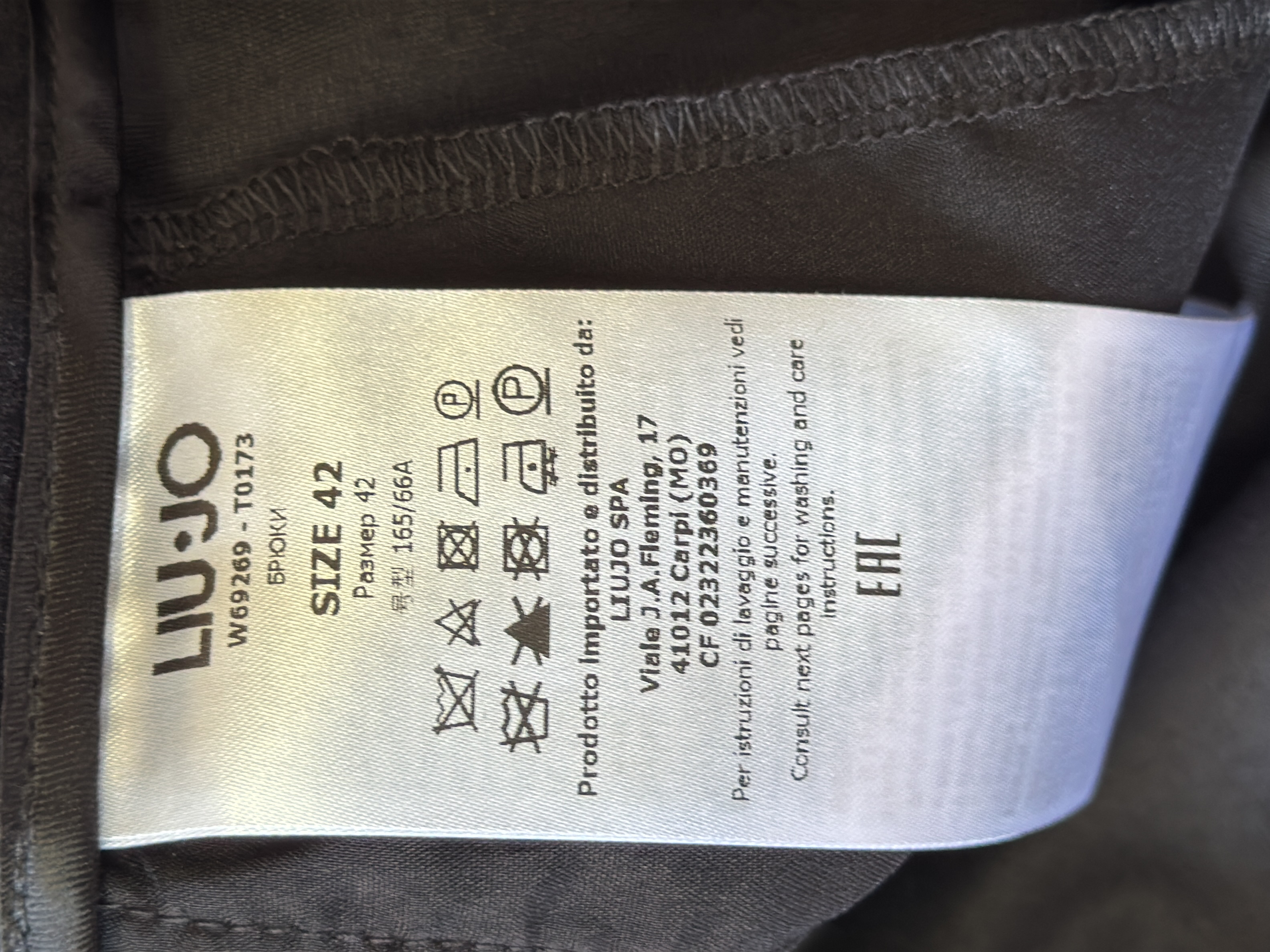 Pantalon Velours Noir Liu jo XL 🖤 - Photo 5