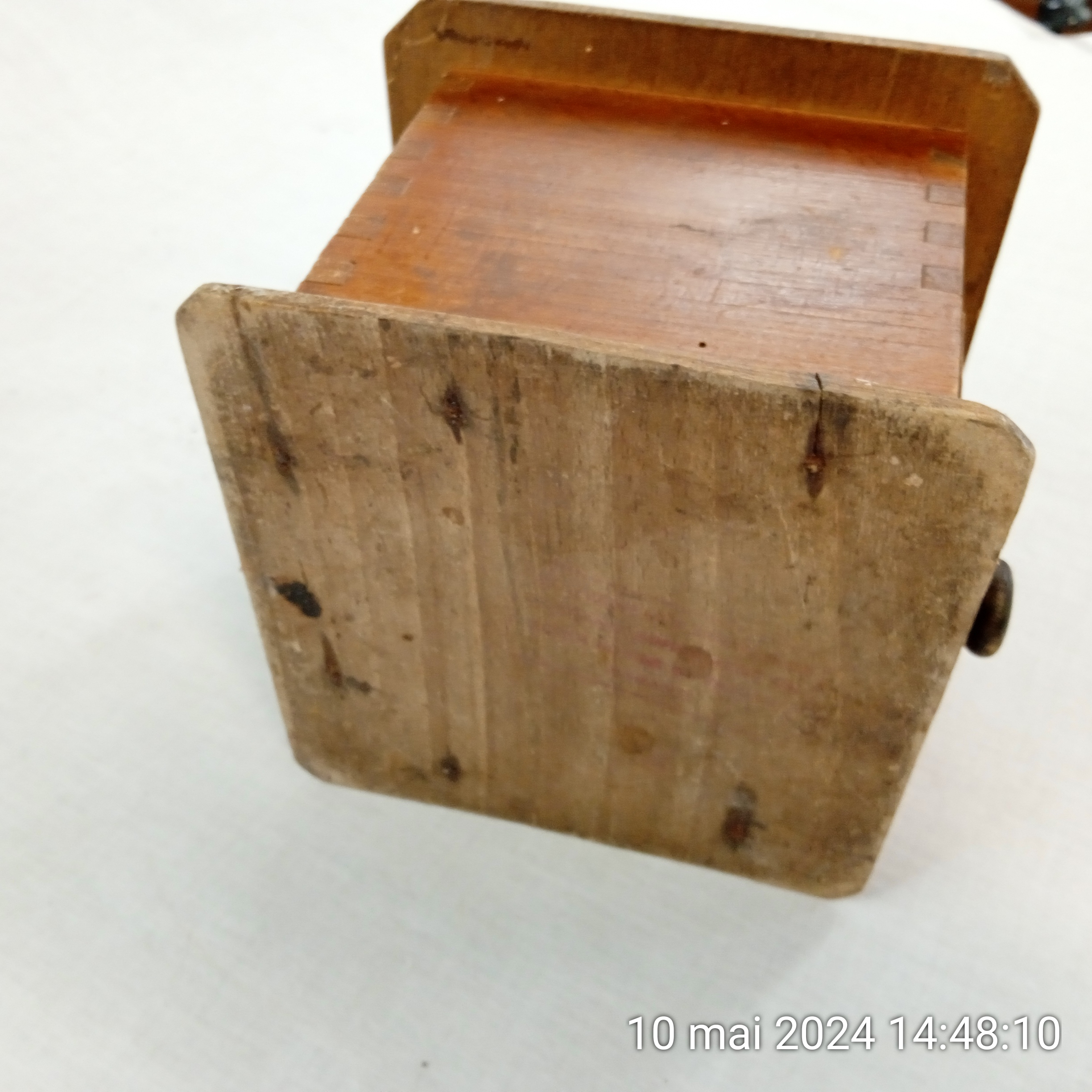 Moulin à café Peugeot et Frères en bois et métal - Photo 3