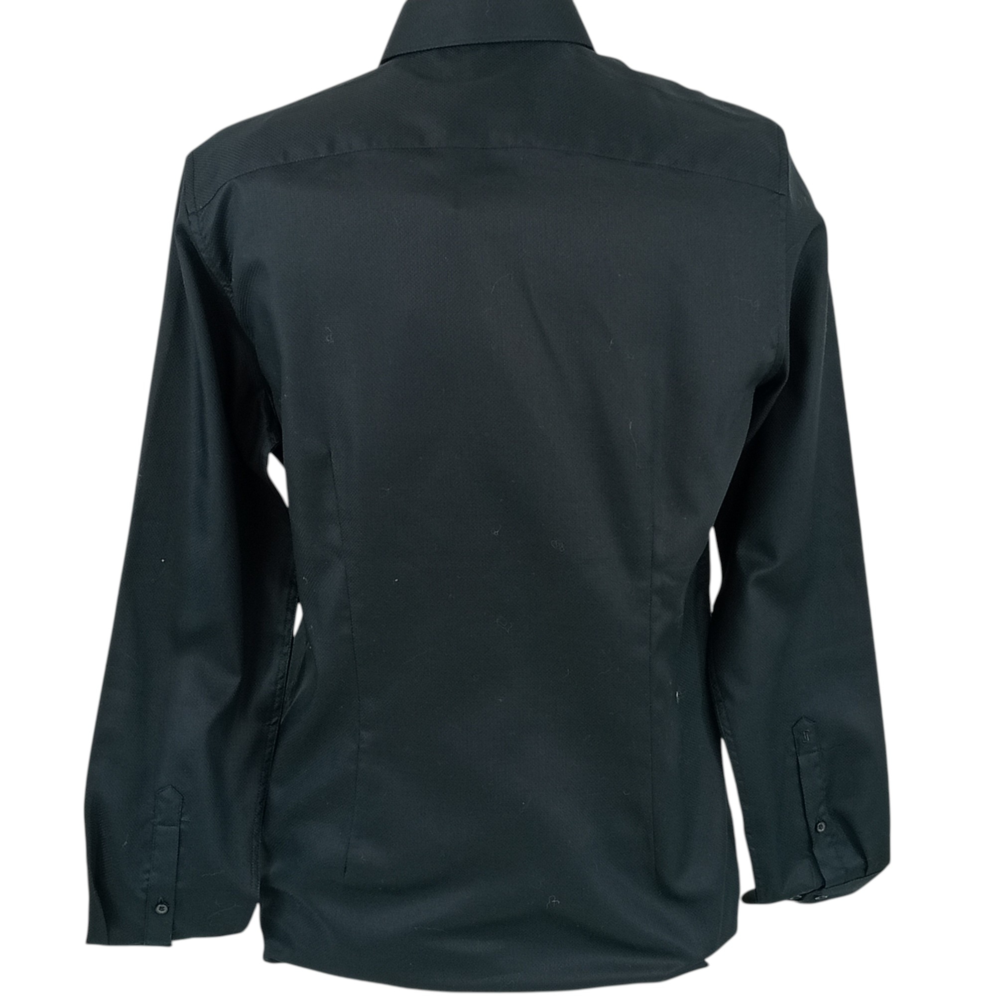 Chemise - homme - marque Jules - manches longues - couleur noir - taille M(40)  - Vue 2 - 