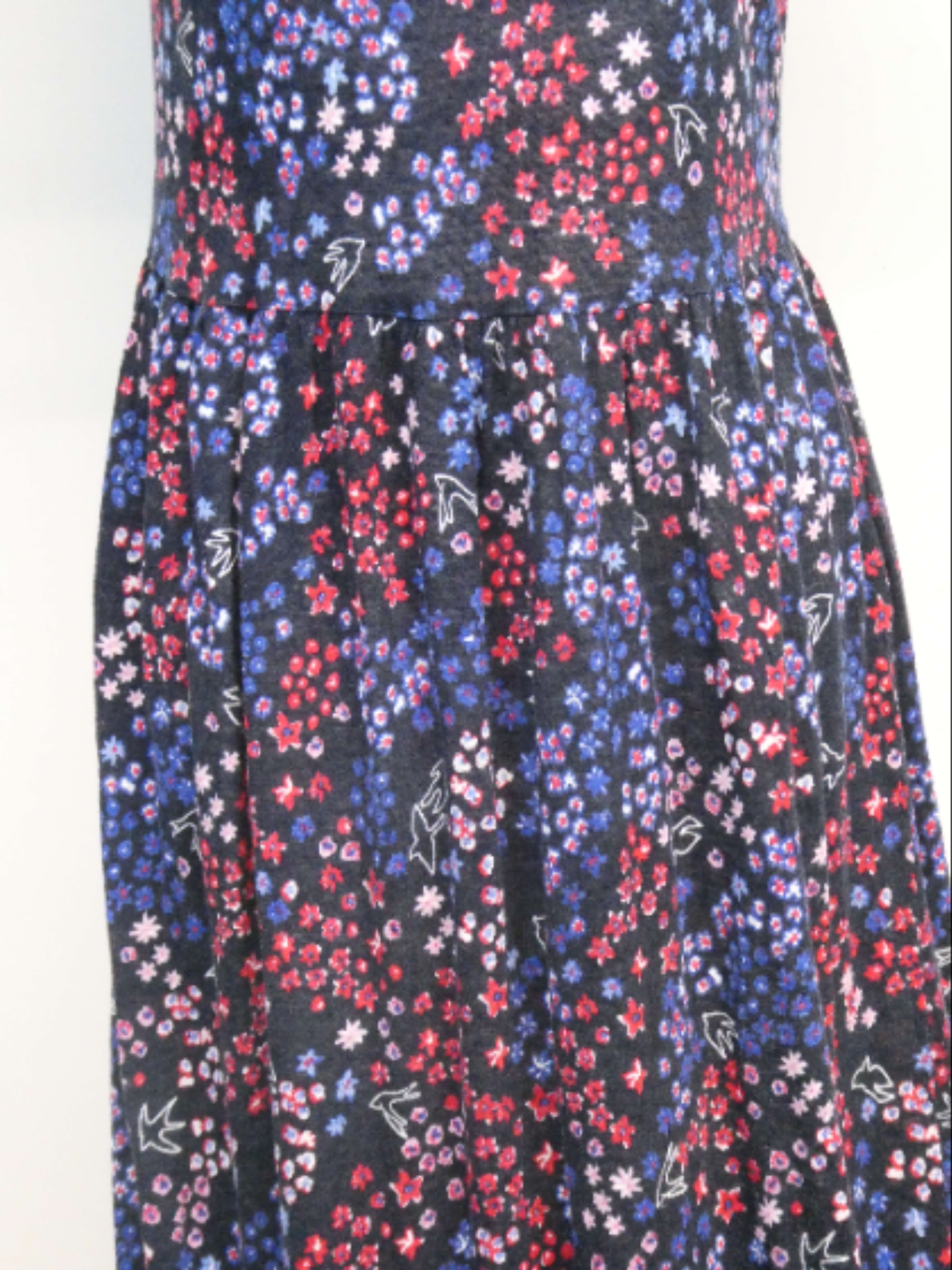 Claudie Pierlot - Robe bleue à fleurs multicolores - T1 - Photo 10