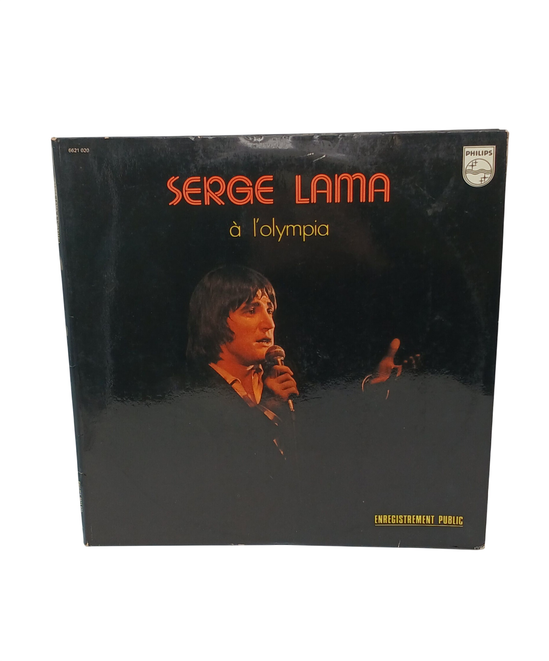 Vinyle 33 Tours - Serge LAMA à l'Olympia (x 2) - Gatefold - Stereo - Live Très bon état -  reconditionné disponible sur Label Emmaüs