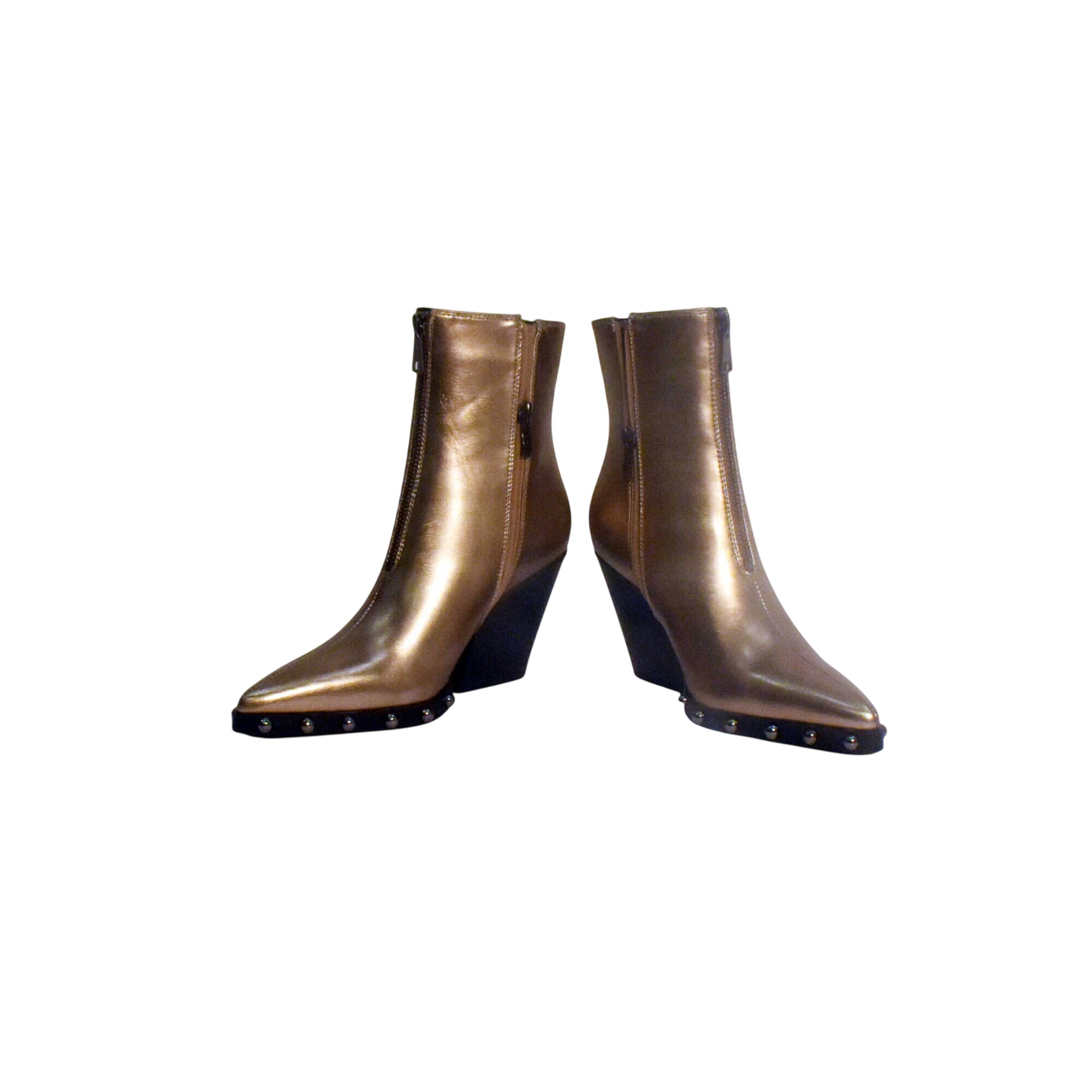 Bottines Métallisées Dorées - Azarey™ 462H727M (Pointure: 36) Très bon état -  reconditionné disponible sur Label Emmaüs