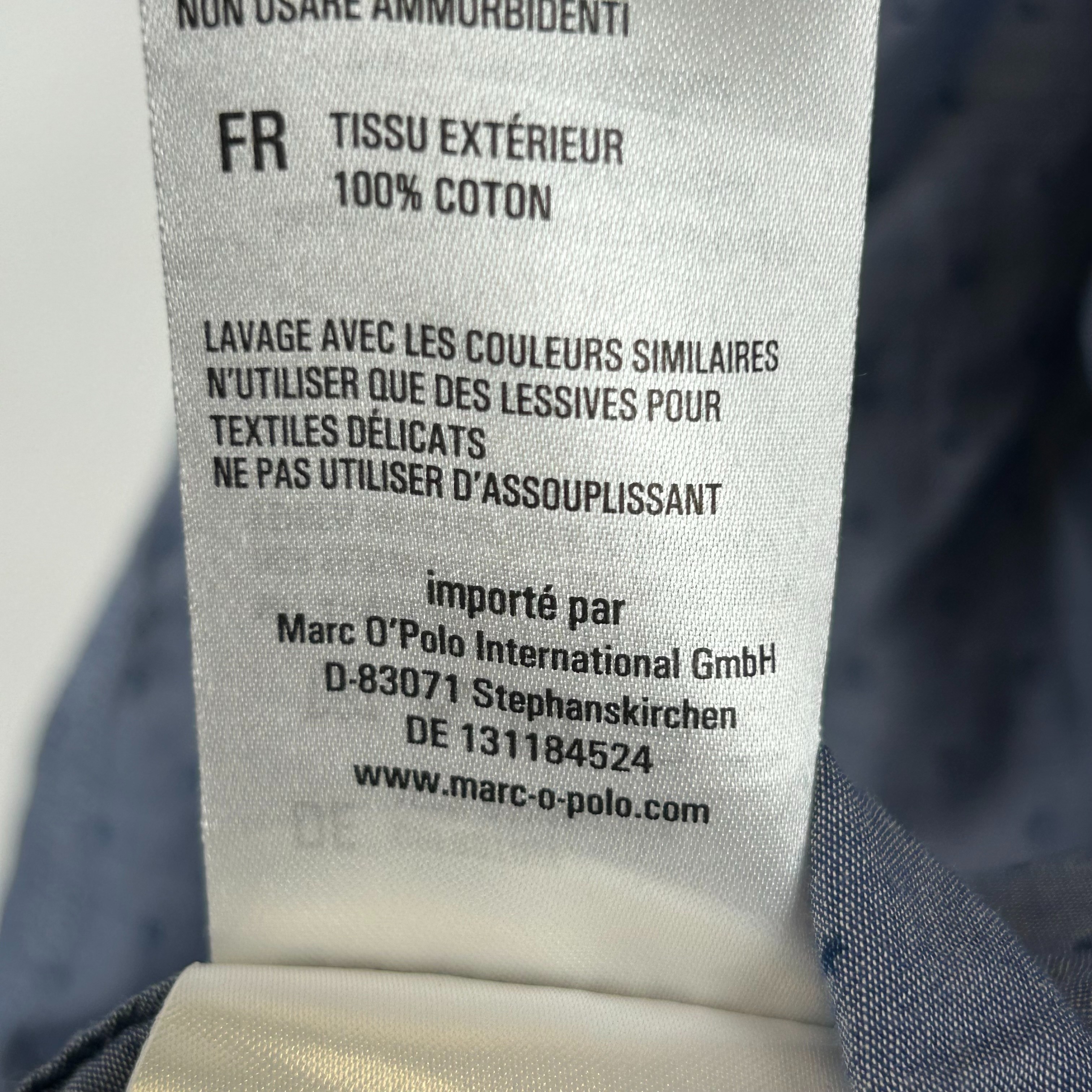 Voir photo 5 de Marc O'Polo - Chemise bleue - Taille 46 Marc O'Polo - Chemise bleue - Taille 46 Très bon état - Vue 5 -